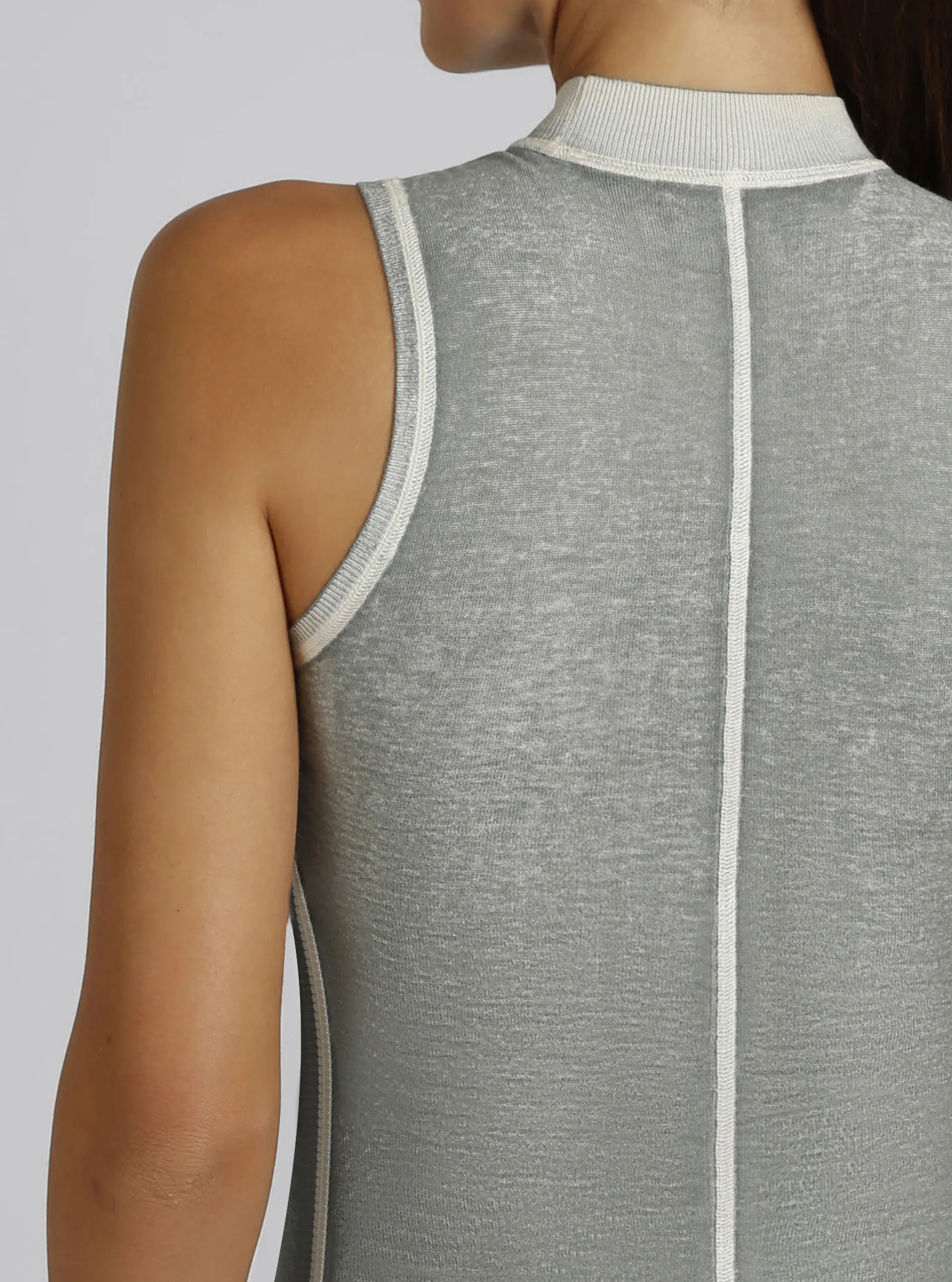 $39 Silk Cashmere LuxeKnit Astrid Mock Neck Top - FINAL SALE sold by blanc noir product image thumbnail 2