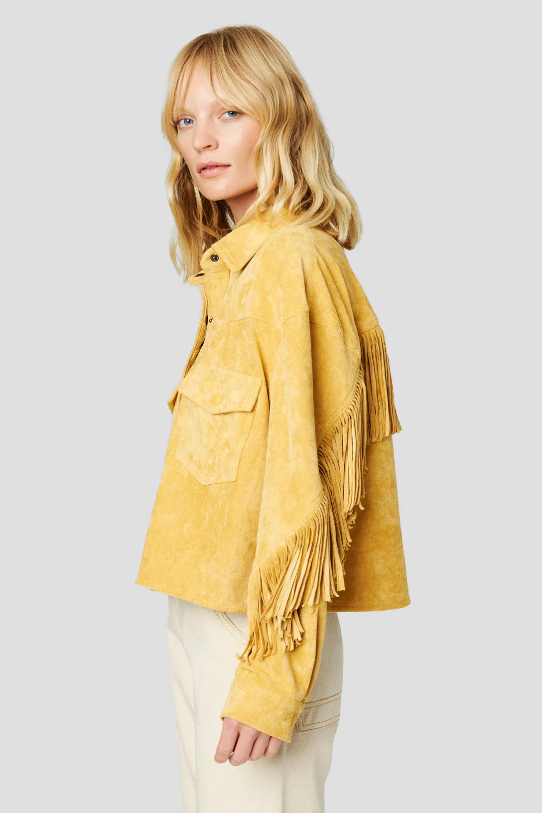 Golden Glow Jacket sold by BlankNYC product image thumbnail 3