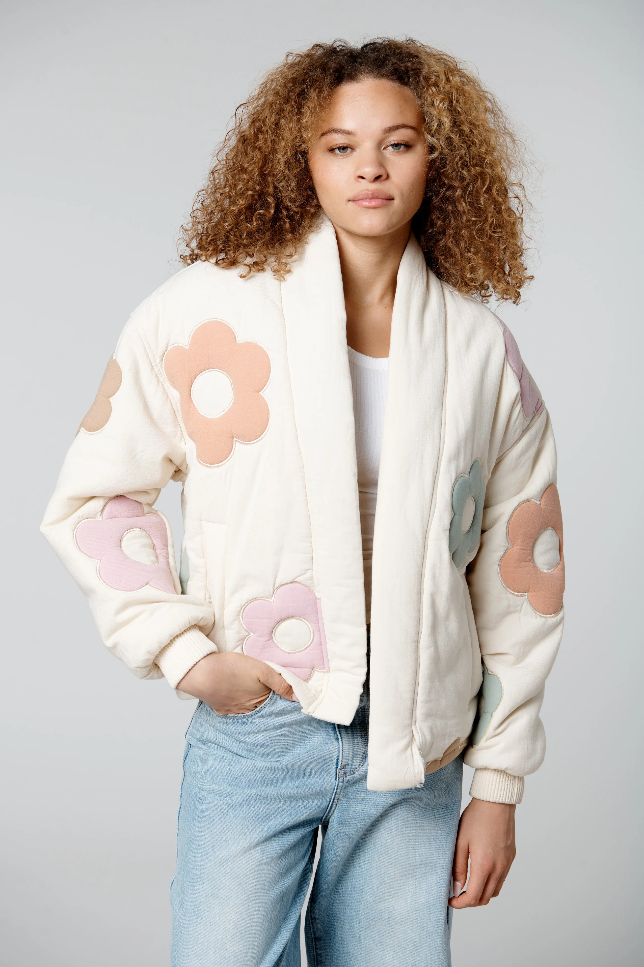 Flower Bath Jacket sold by BlankNYC