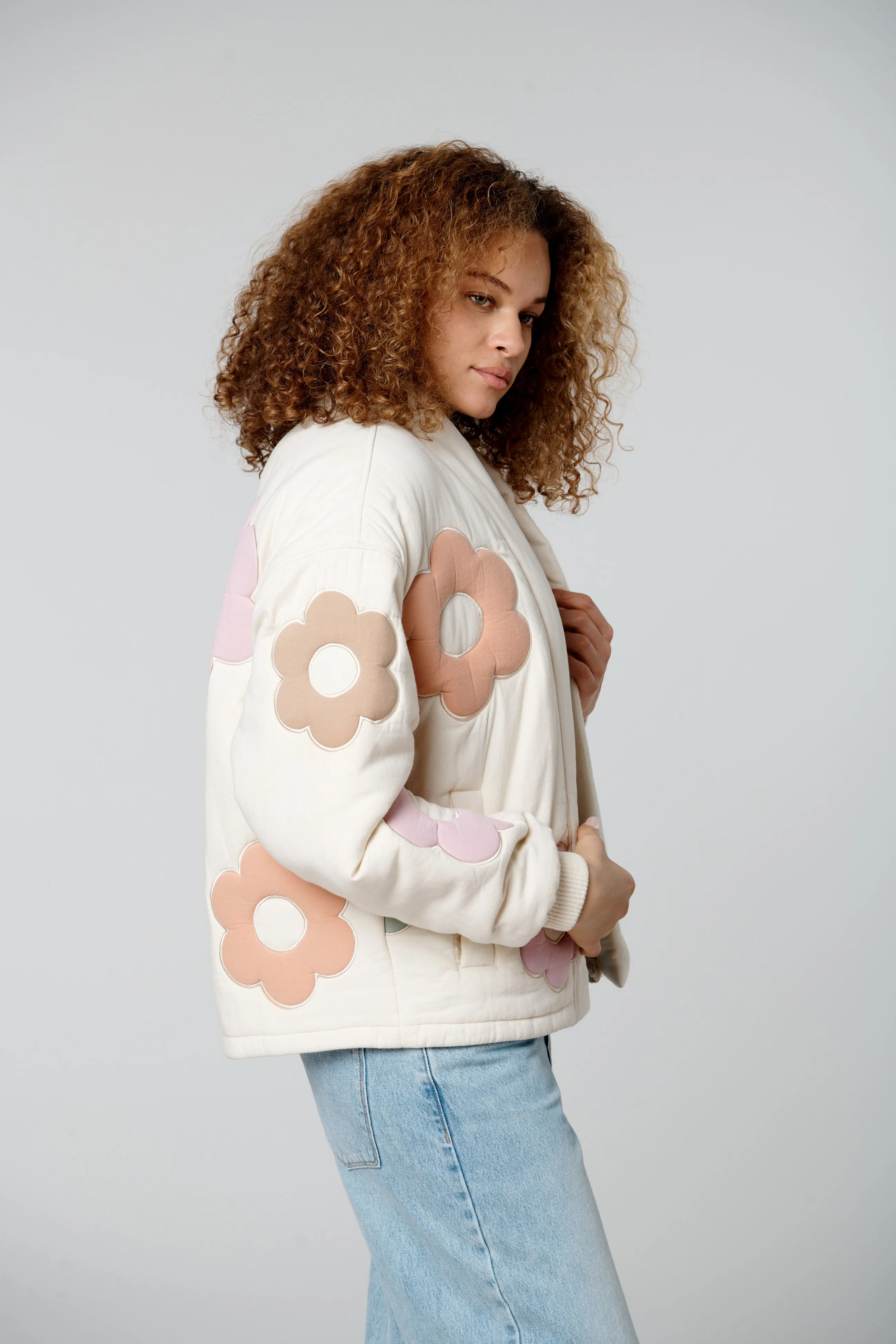 Flower Bath Jacket sold by BlankNYC product image thumbnail 3