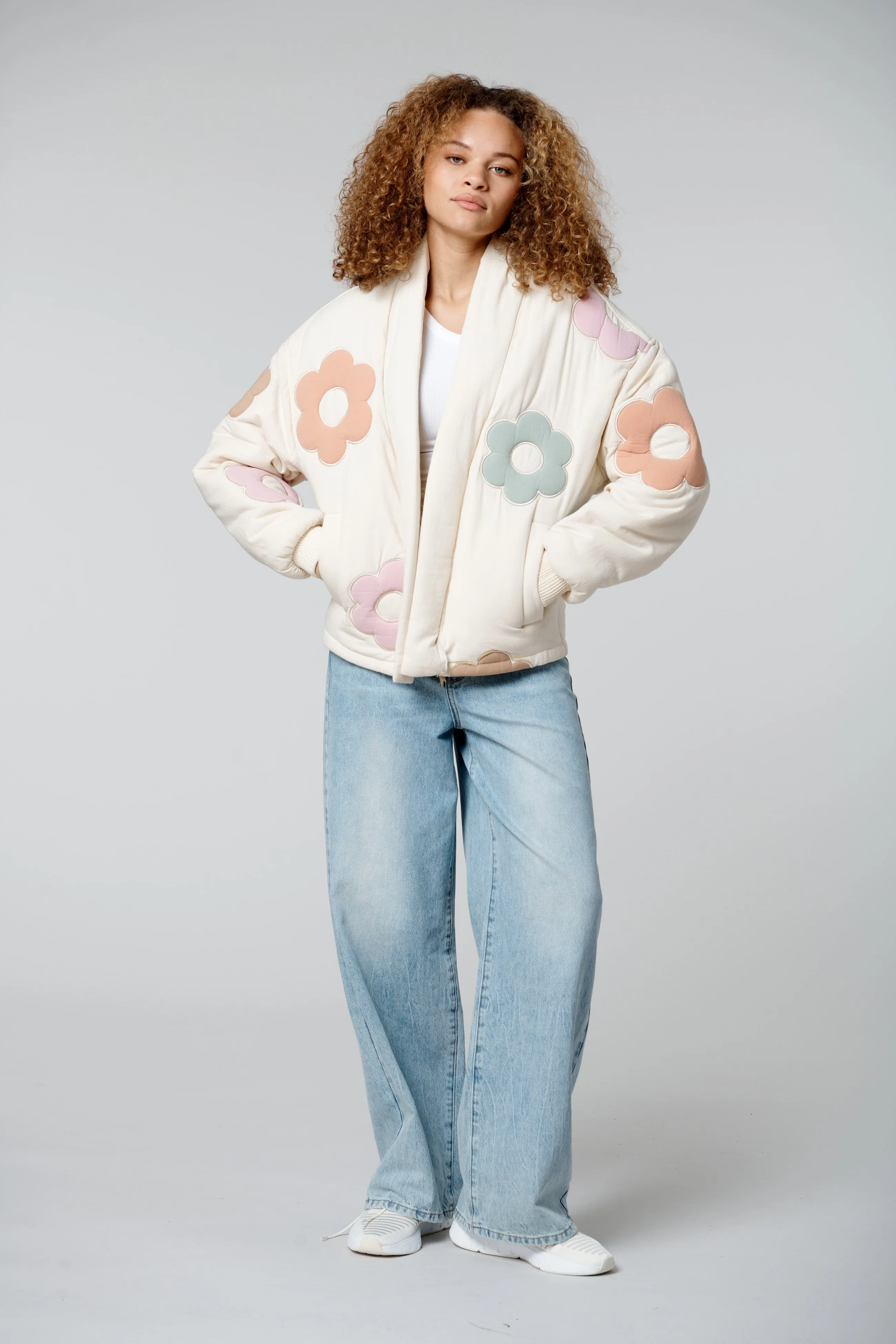 Flower Bath Jacket sold by BlankNYC product image thumbnail 2