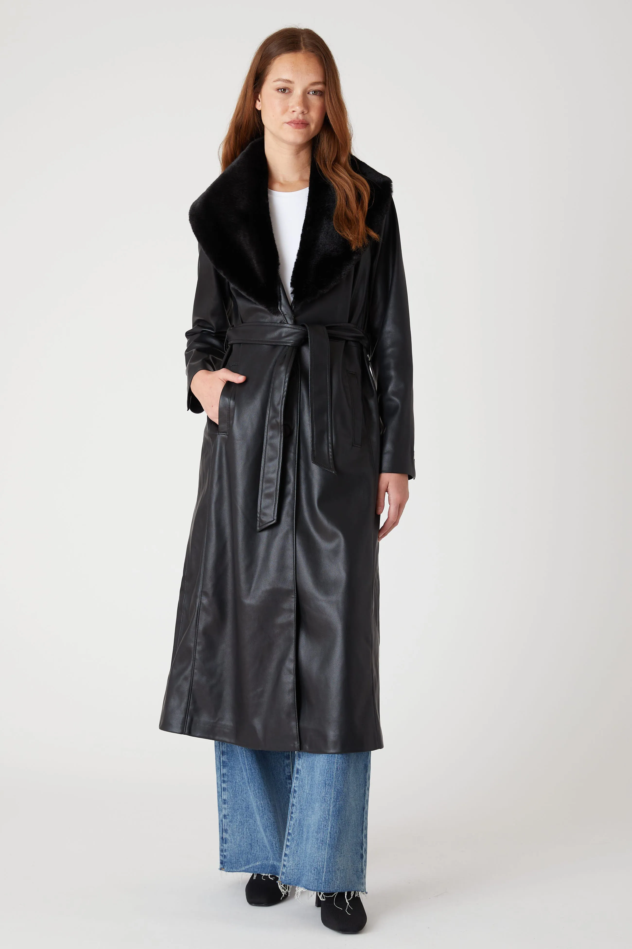 Late Night Feels Trench Coat sold by BlankNYC