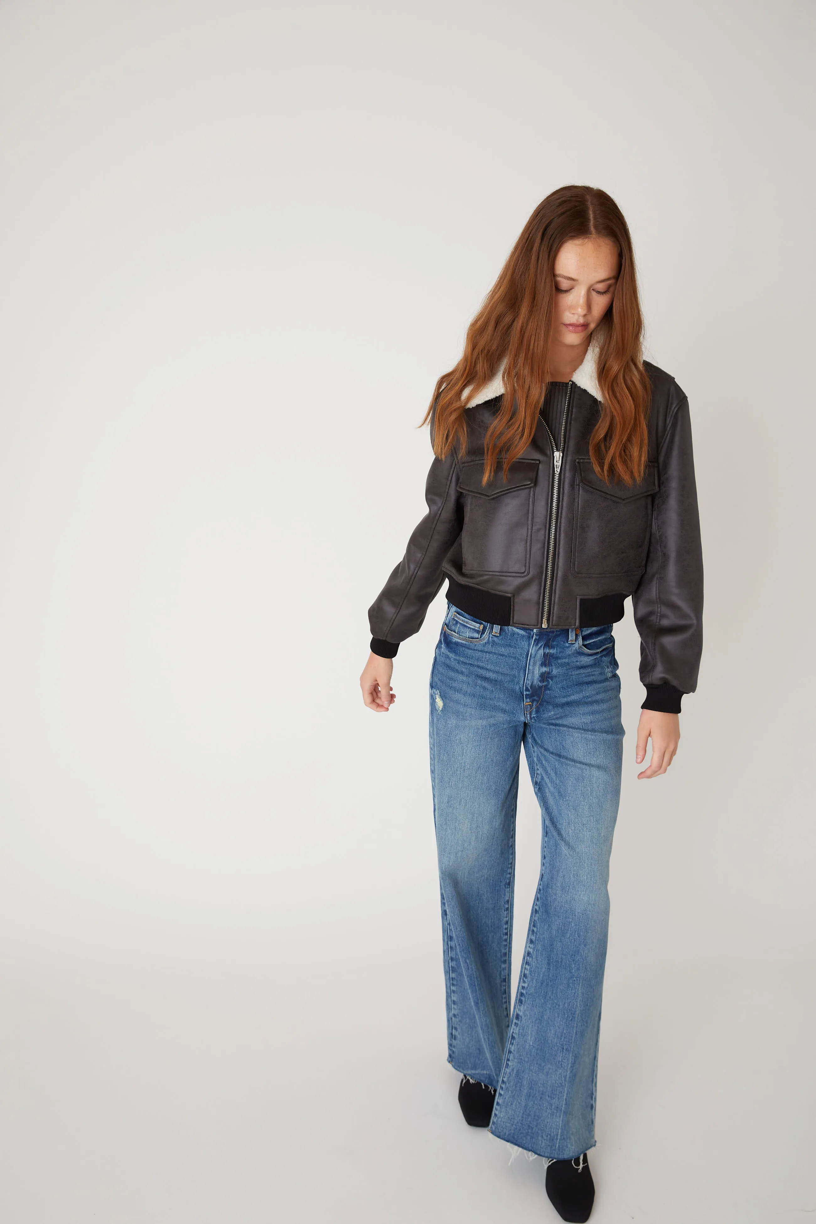 Behind The Scenes Bomber sold by BlankNYC product image thumbnail 3