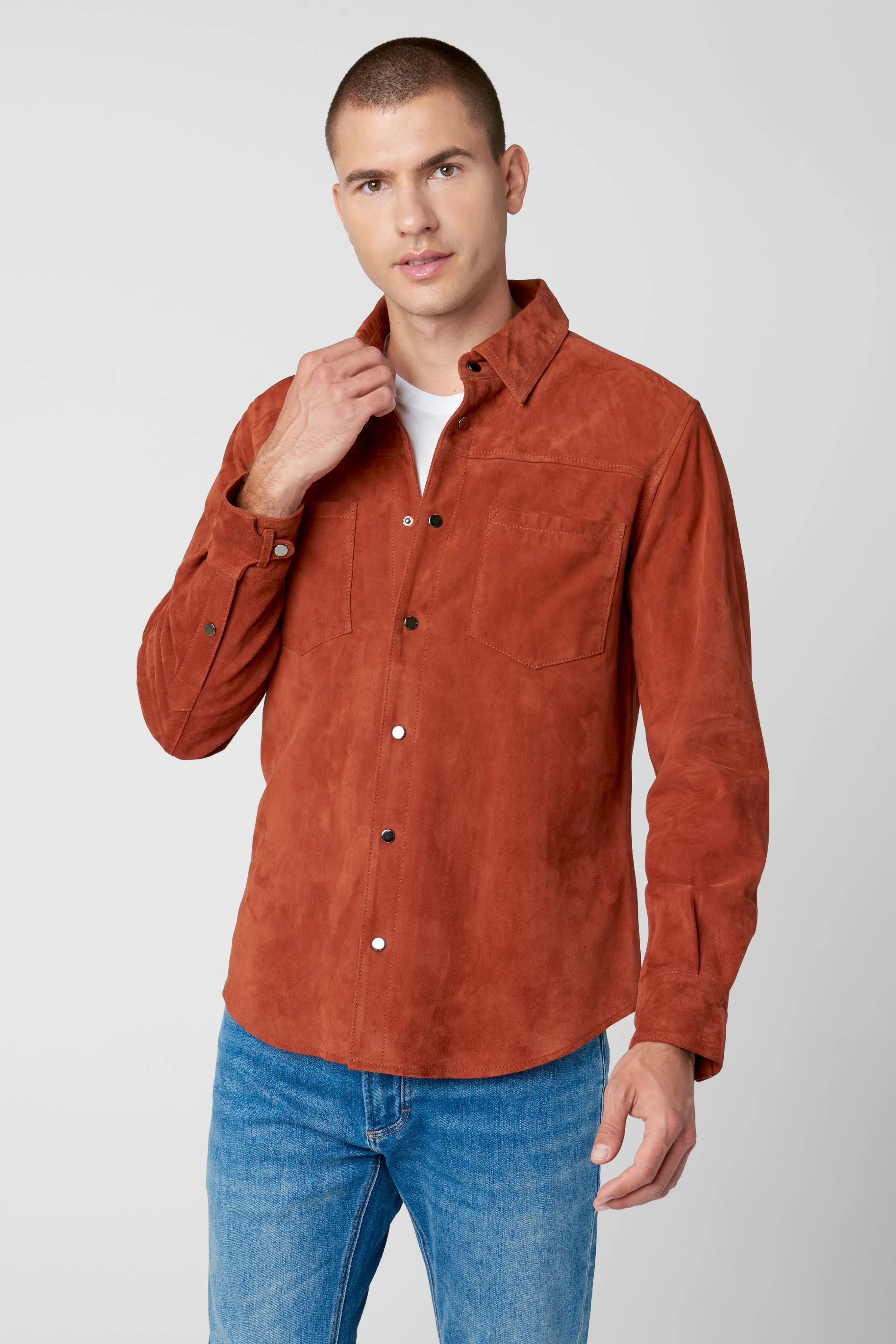 The Gambler Shacket sold by BlankNYC