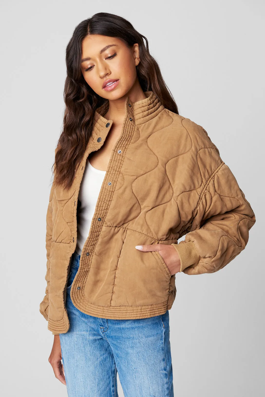 Chai Tea Jacket sold by BlankNYC product image thumbnail 3