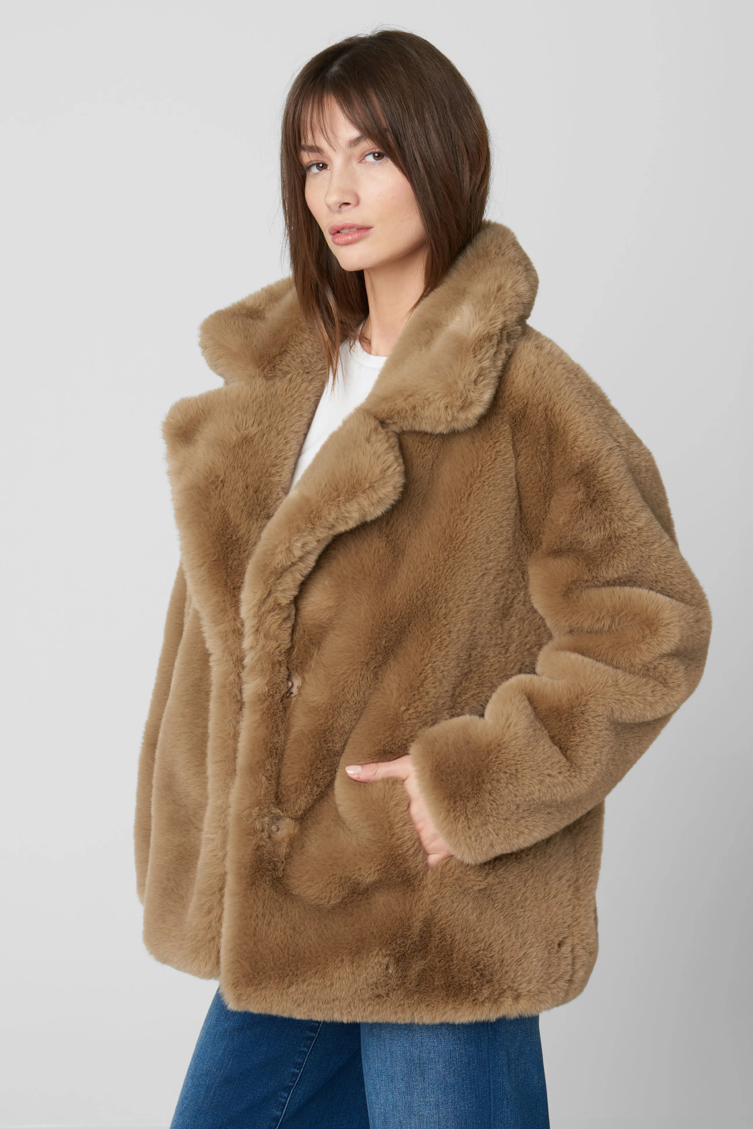 Iced Frappe Coat sold by BlankNYC product image thumbnail 3