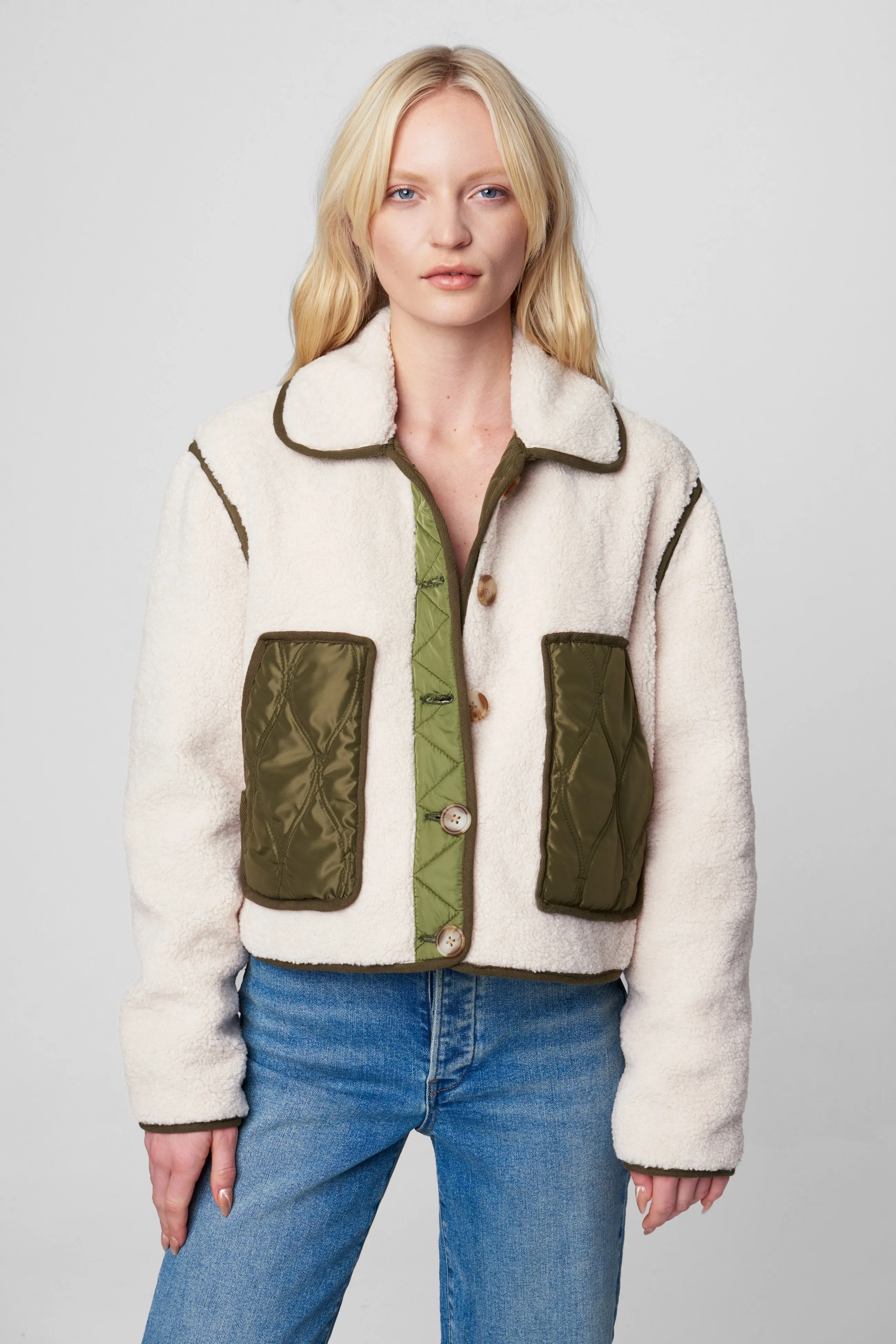 Cloud Forest Jacket sold by BlankNYC product image thumbnail 4