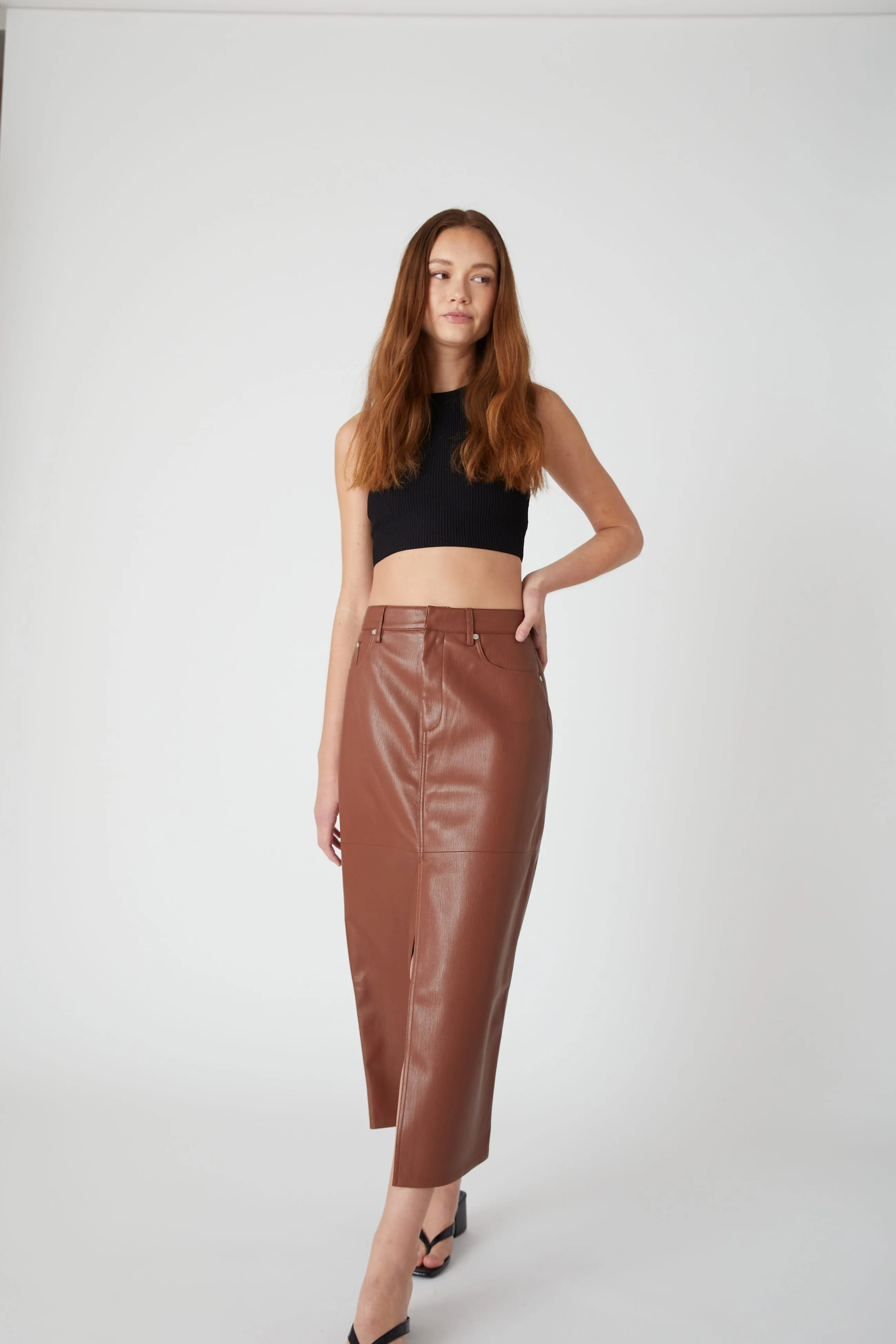 Coming Through Skirt sold by BlankNYC product image thumbnail 2