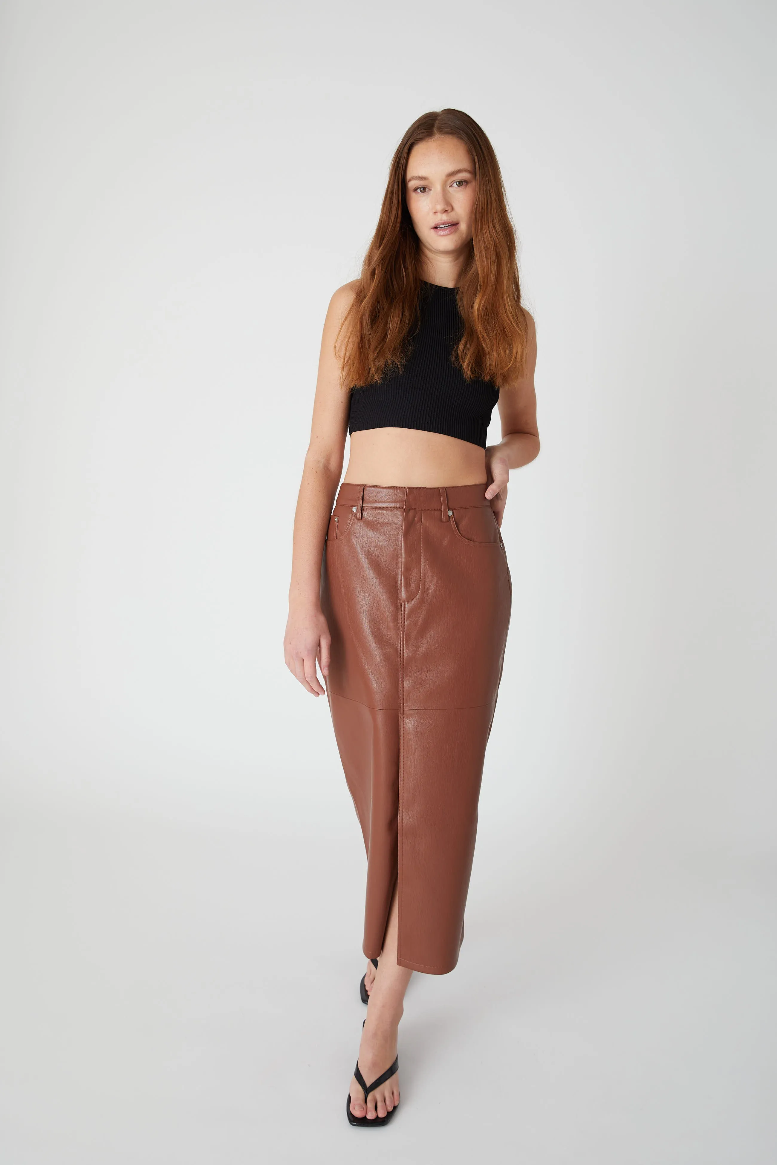 Coming Through Skirt sold by BlankNYC product image thumbnail 3