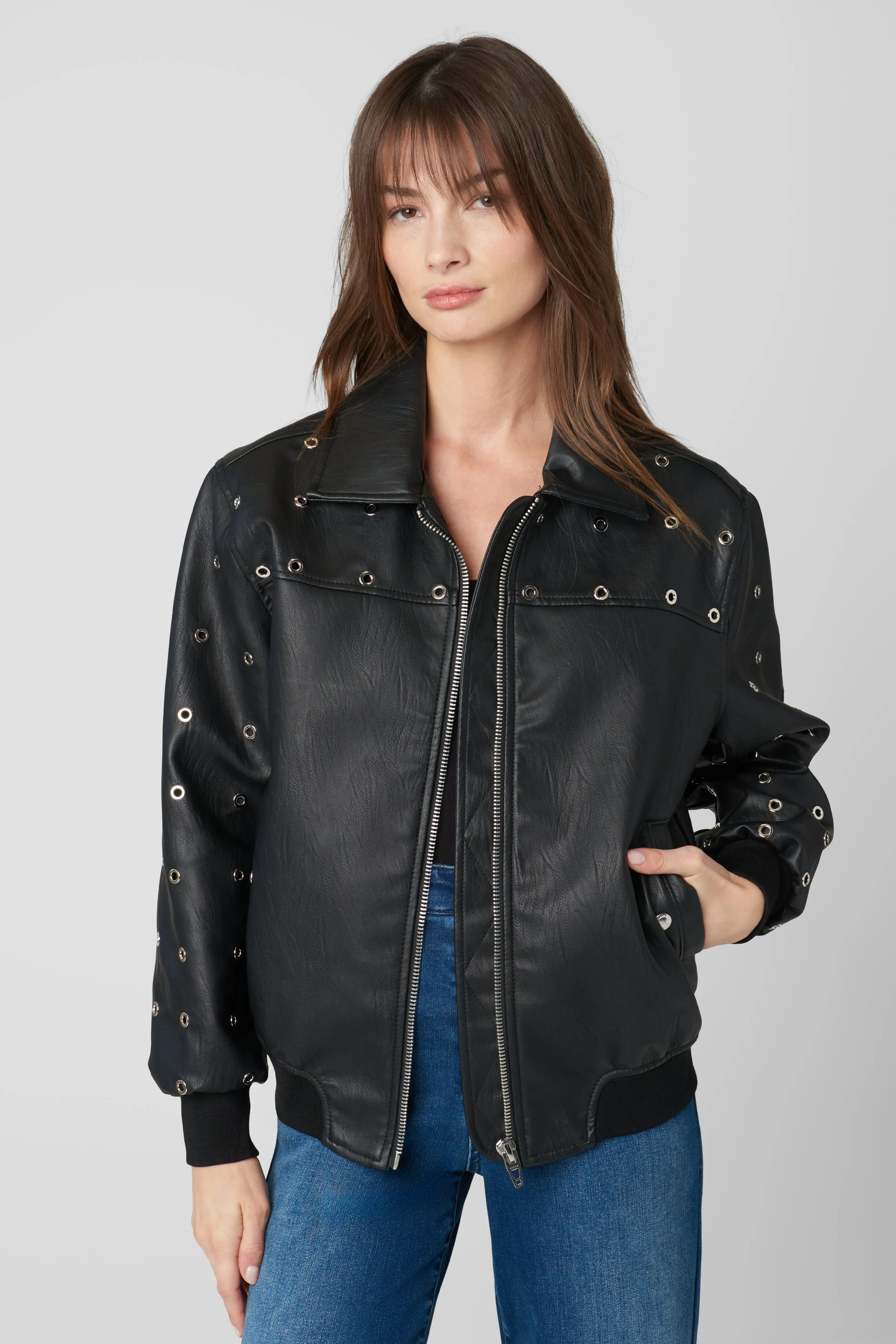 Under Pressure Bomber sold by BlankNYC product image thumbnail 3