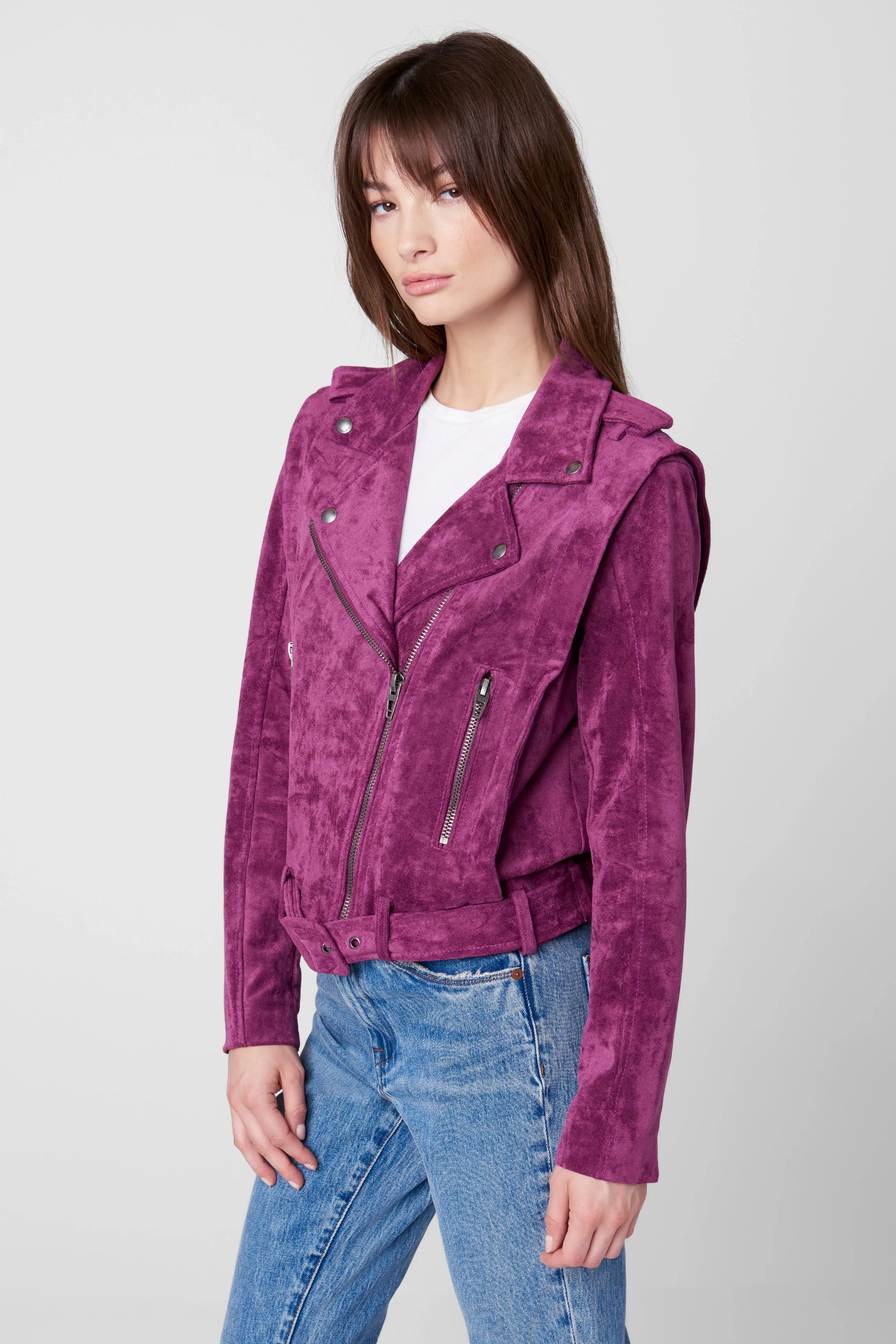 Sparkling Grape Jacket sold by BlankNYC product image thumbnail 3