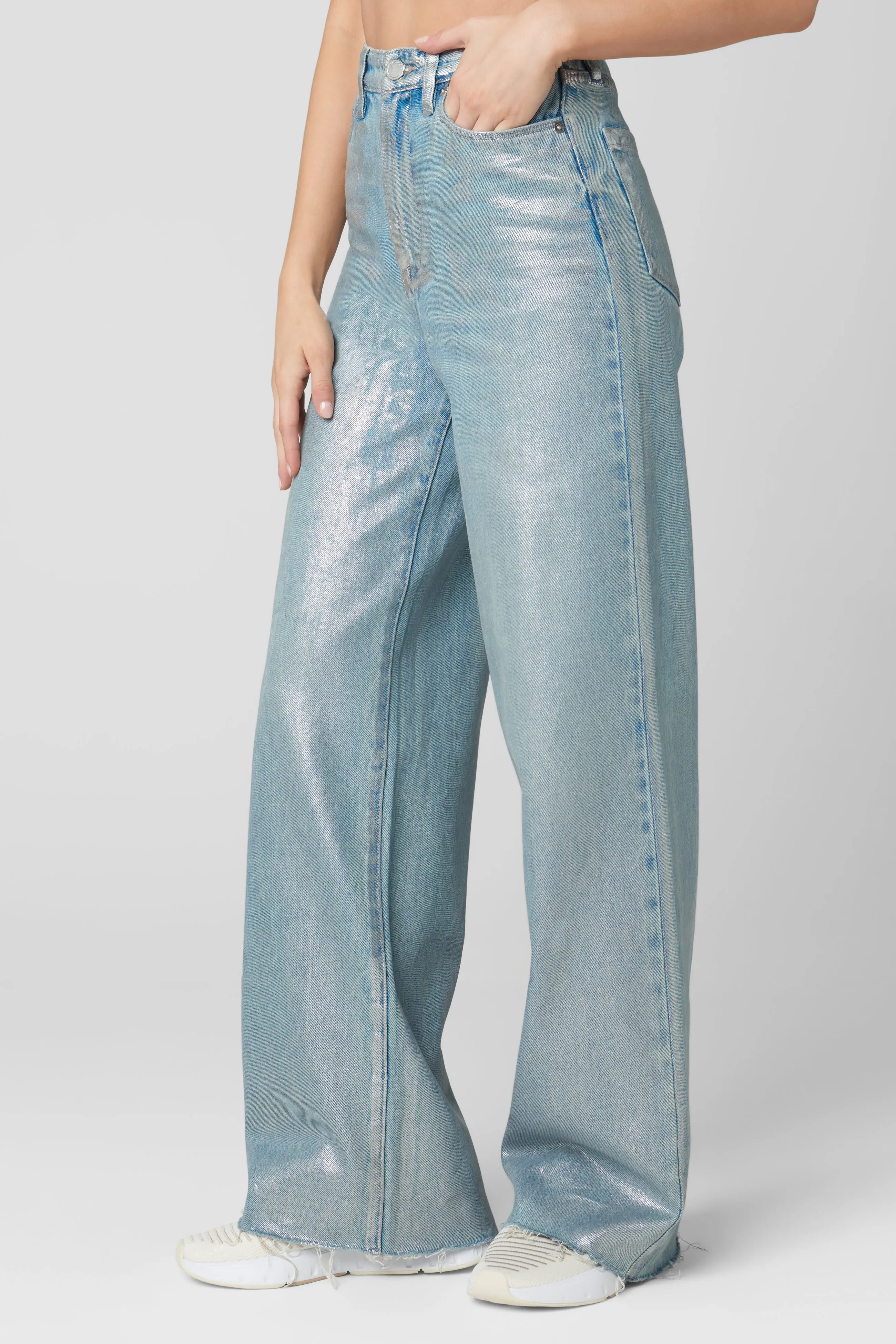 Franklin In Silver Star Pant sold by BlankNYC product image thumbnail 4