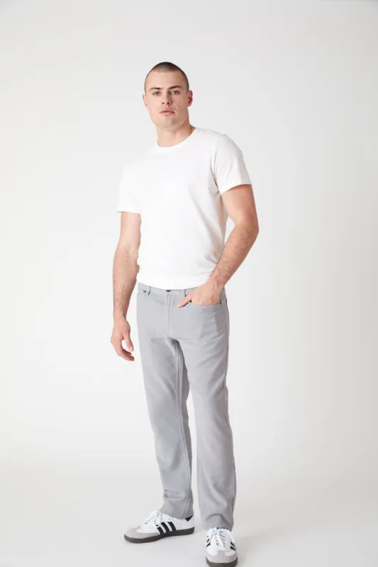 Wooster In Circular Grey Jean sold by BlankNYC