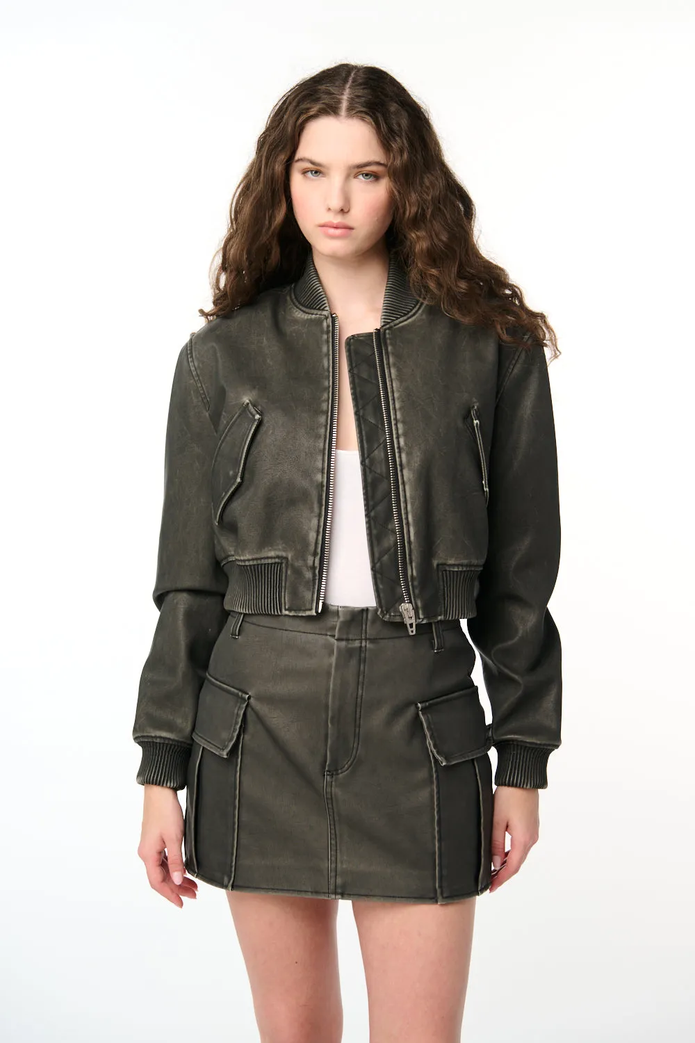 On Track Bomber sold by BlankNYC product image thumbnail 2