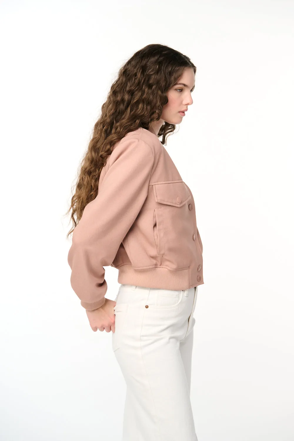 Hot Mocha Bomber sold by BlankNYC product image thumbnail 5