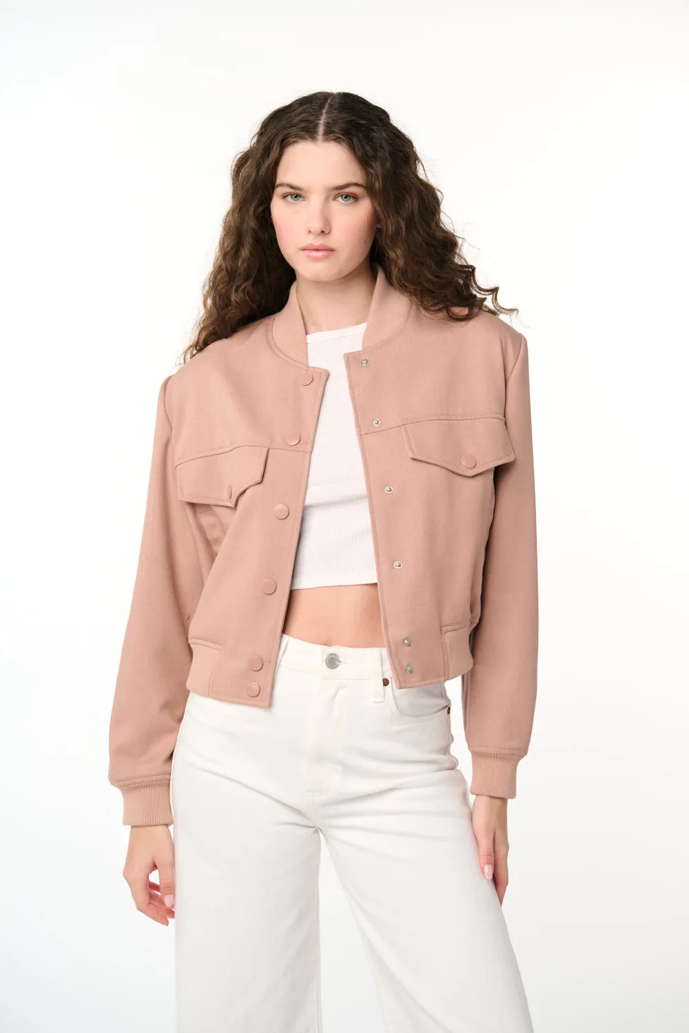 Hot Mocha Bomber sold by BlankNYC product image thumbnail 4