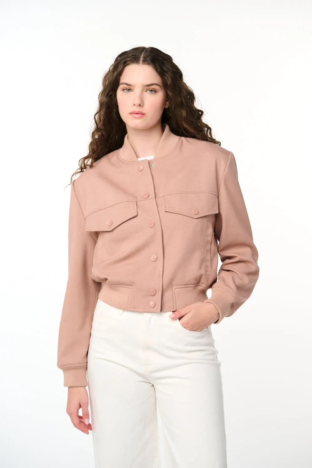 Hot Mocha Bomber sold by BlankNYC product image thumbnail 3