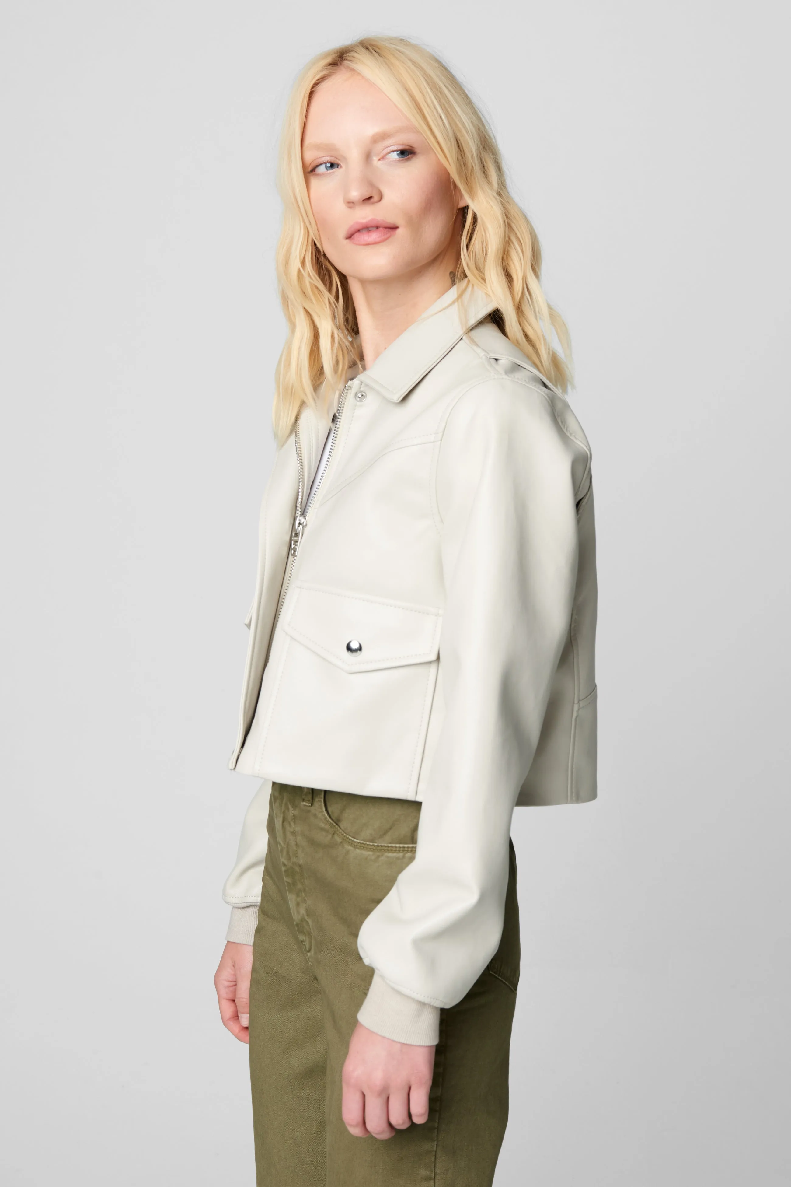 Short Story Jacket sold by BlankNYC product image thumbnail 3