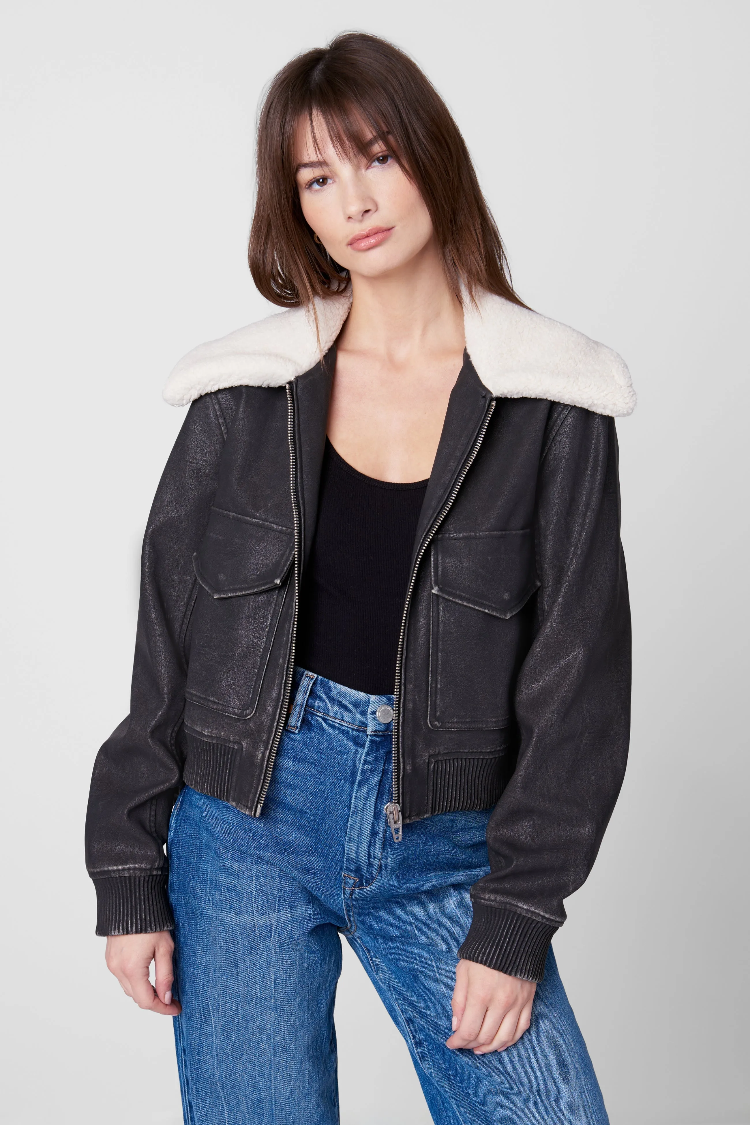 Night Crawler Jacket sold by BlankNYC product image thumbnail 2