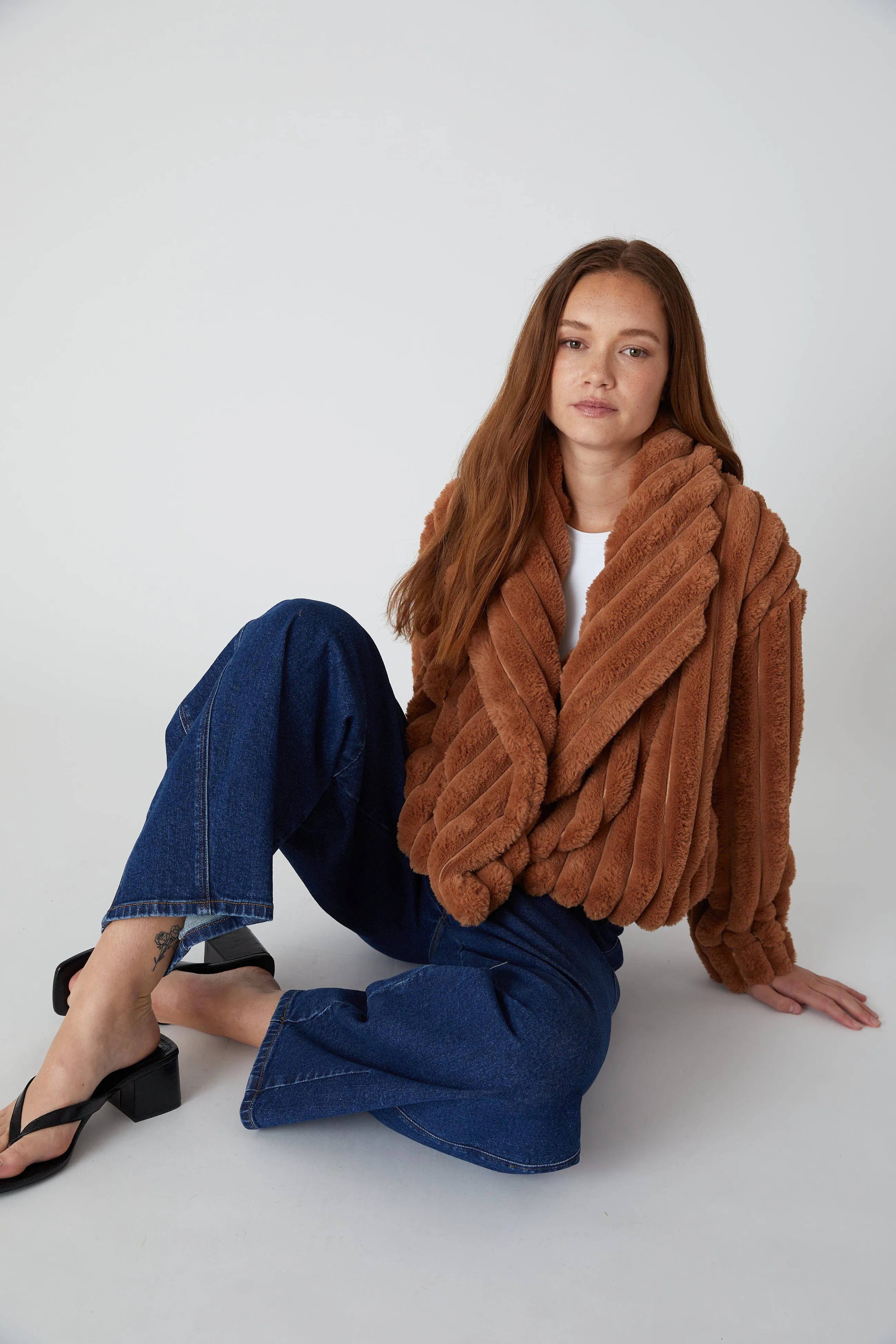 Time Flies Jacket sold by BlankNYC product image thumbnail 3