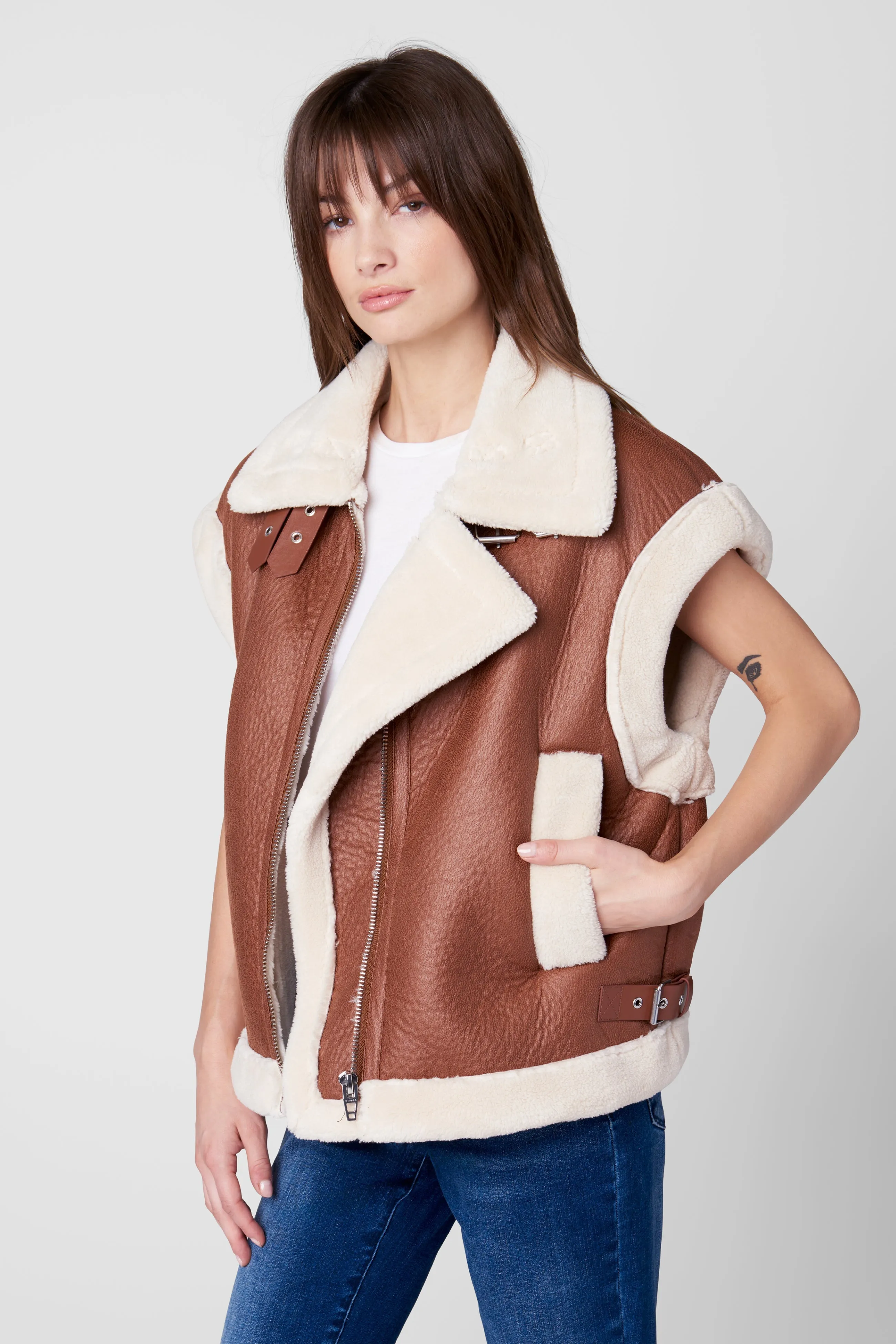 First Sight Vest sold by BlankNYC product image thumbnail 3