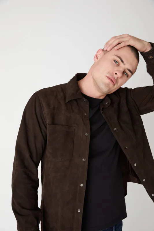 Cocoa Nib Shacket sold by BlankNYC