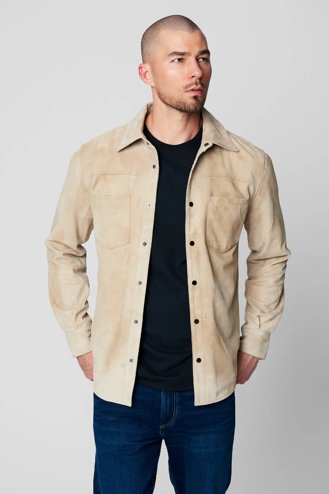 Rock Solid Shacket sold by BlankNYC