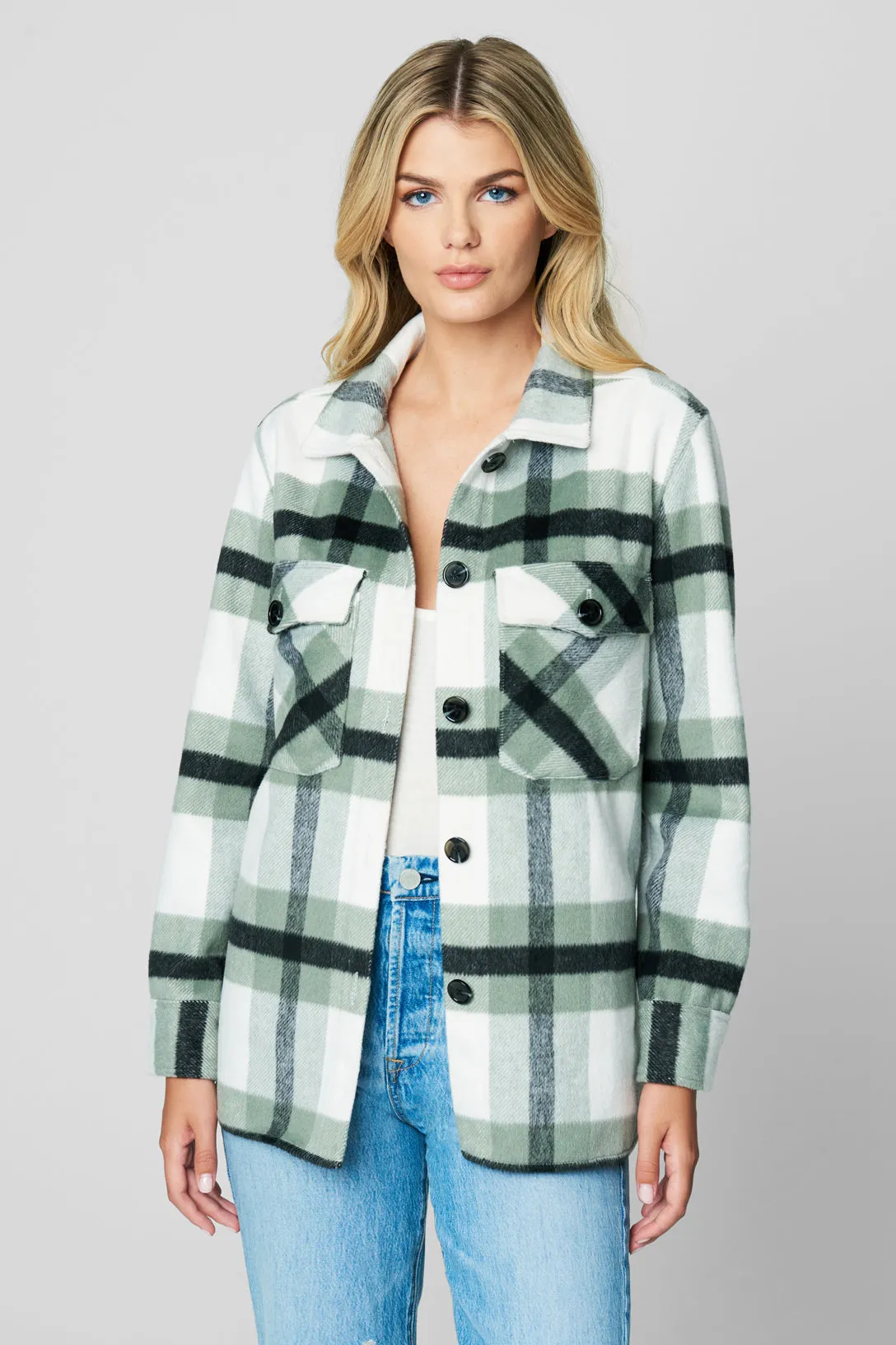 Mountain Top Shacket sold by BlankNYC