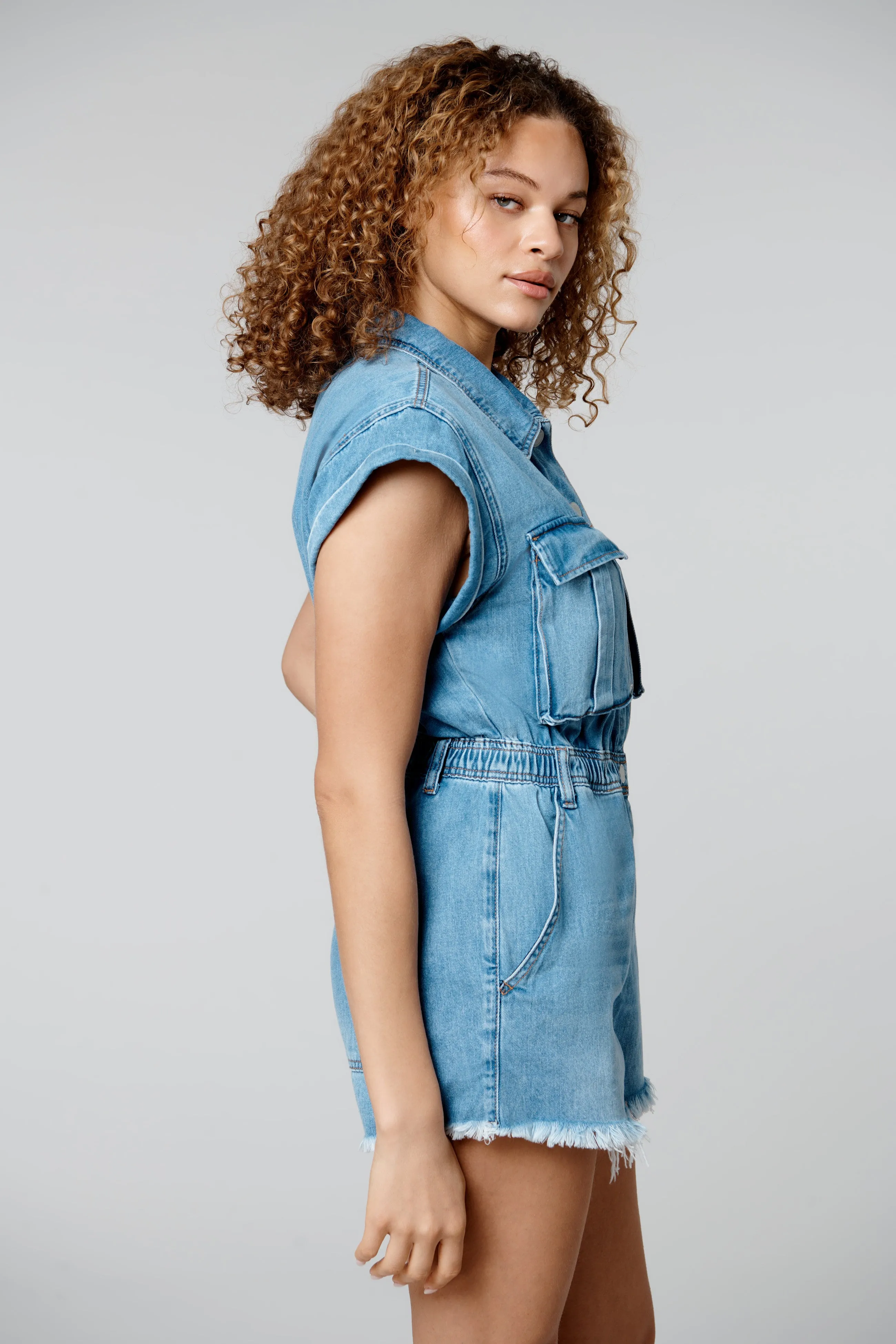 Sit Tight Romper sold by BlankNYC product image thumbnail 3