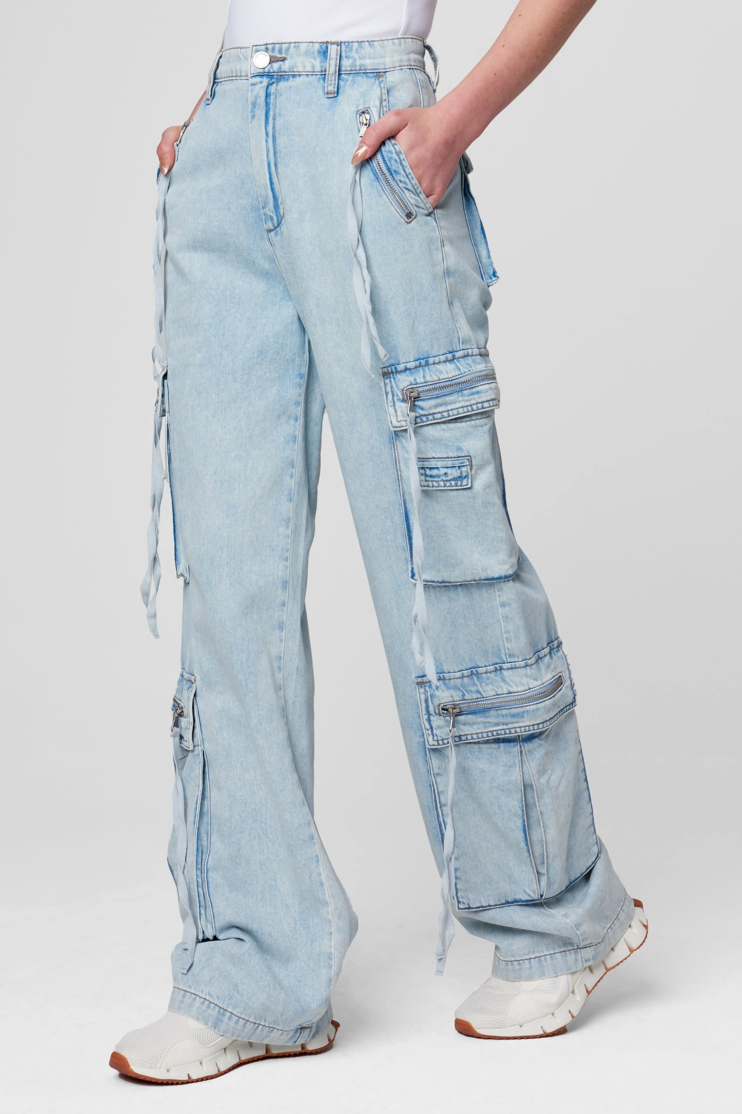 The Franklin In Blue Lagoon Pant sold by BlankNYC product image thumbnail 3
