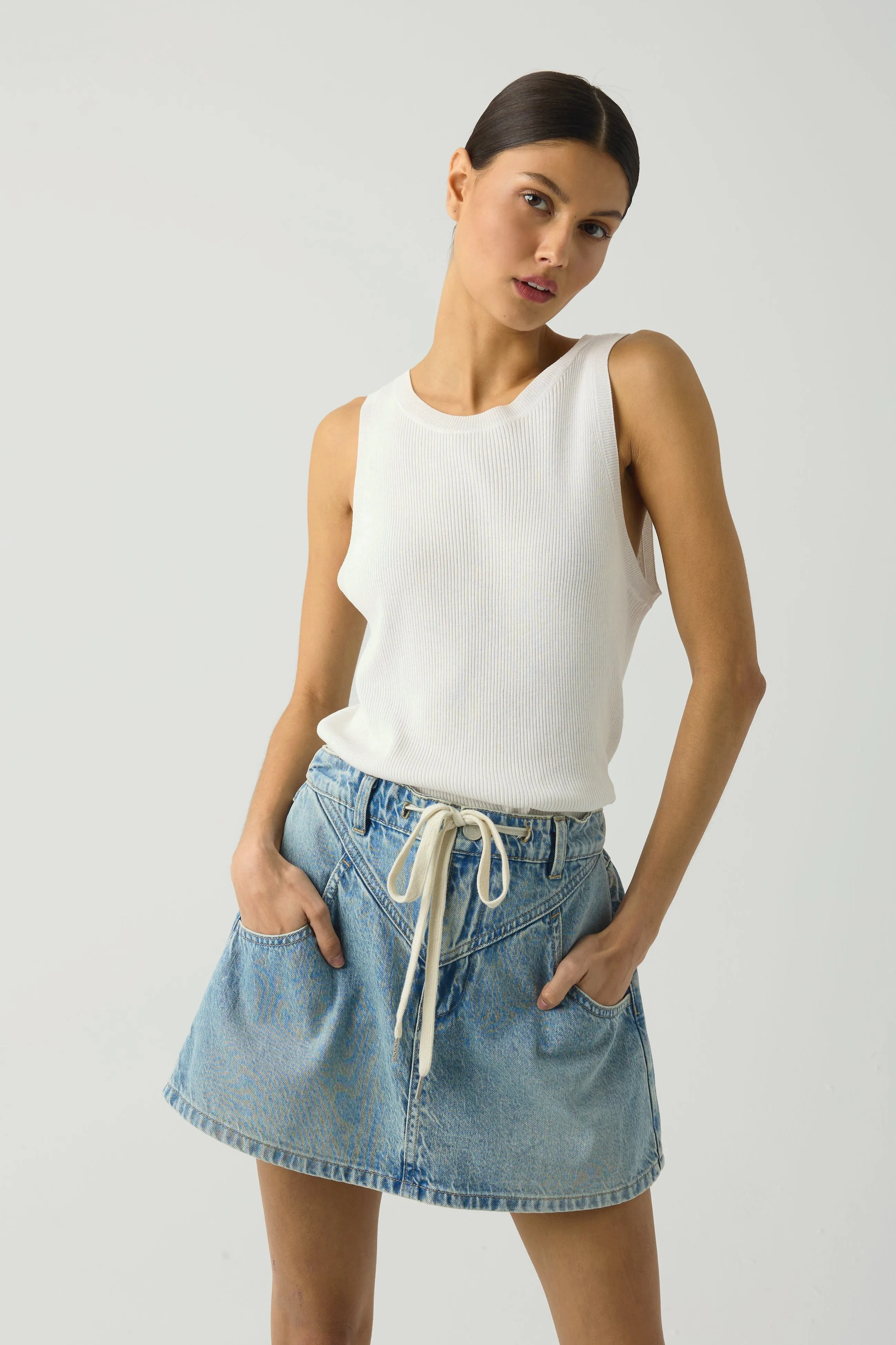 Easy Day Skort sold by BlankNYC