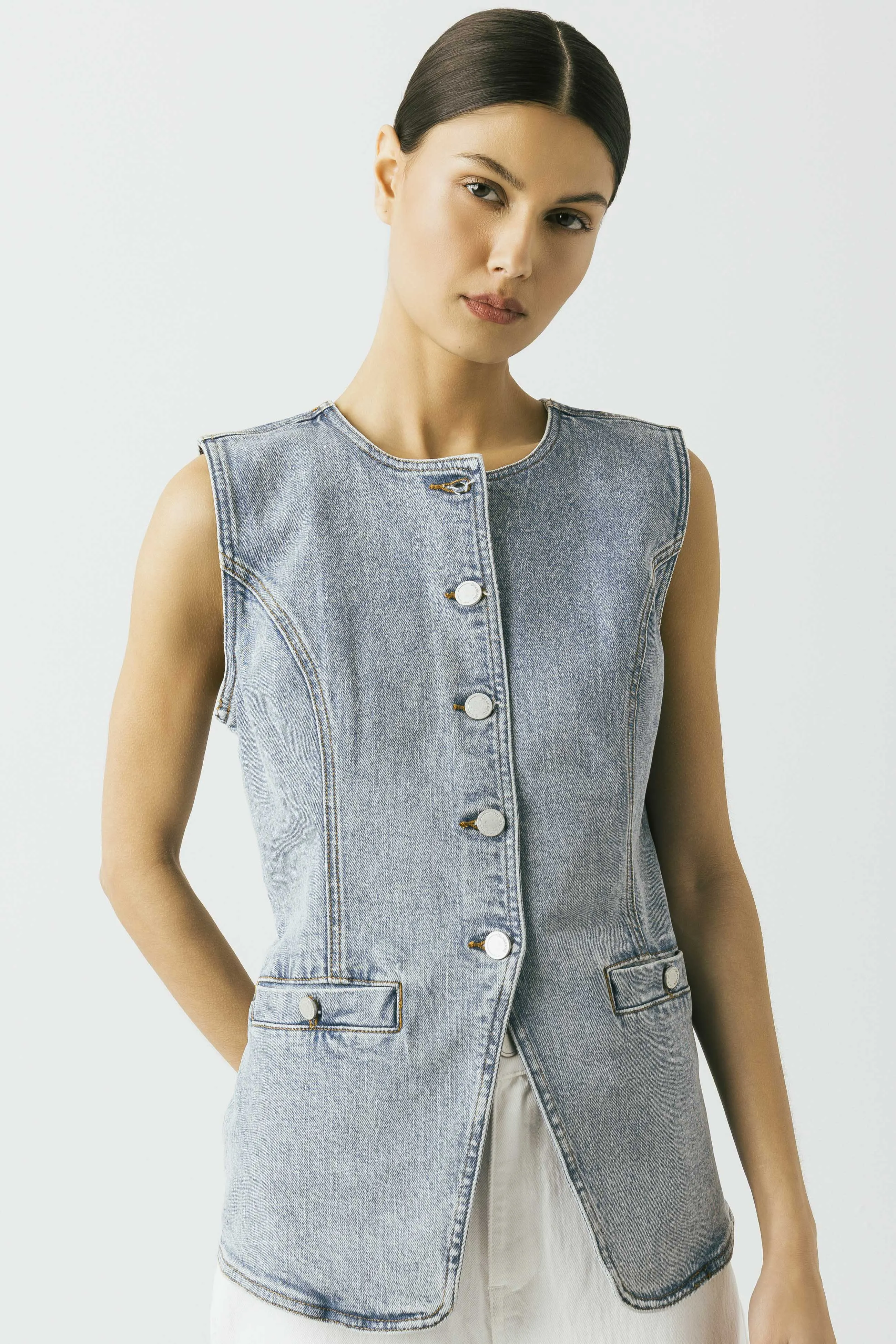 Summer Vibes Vest sold by BlankNYC product image thumbnail 4