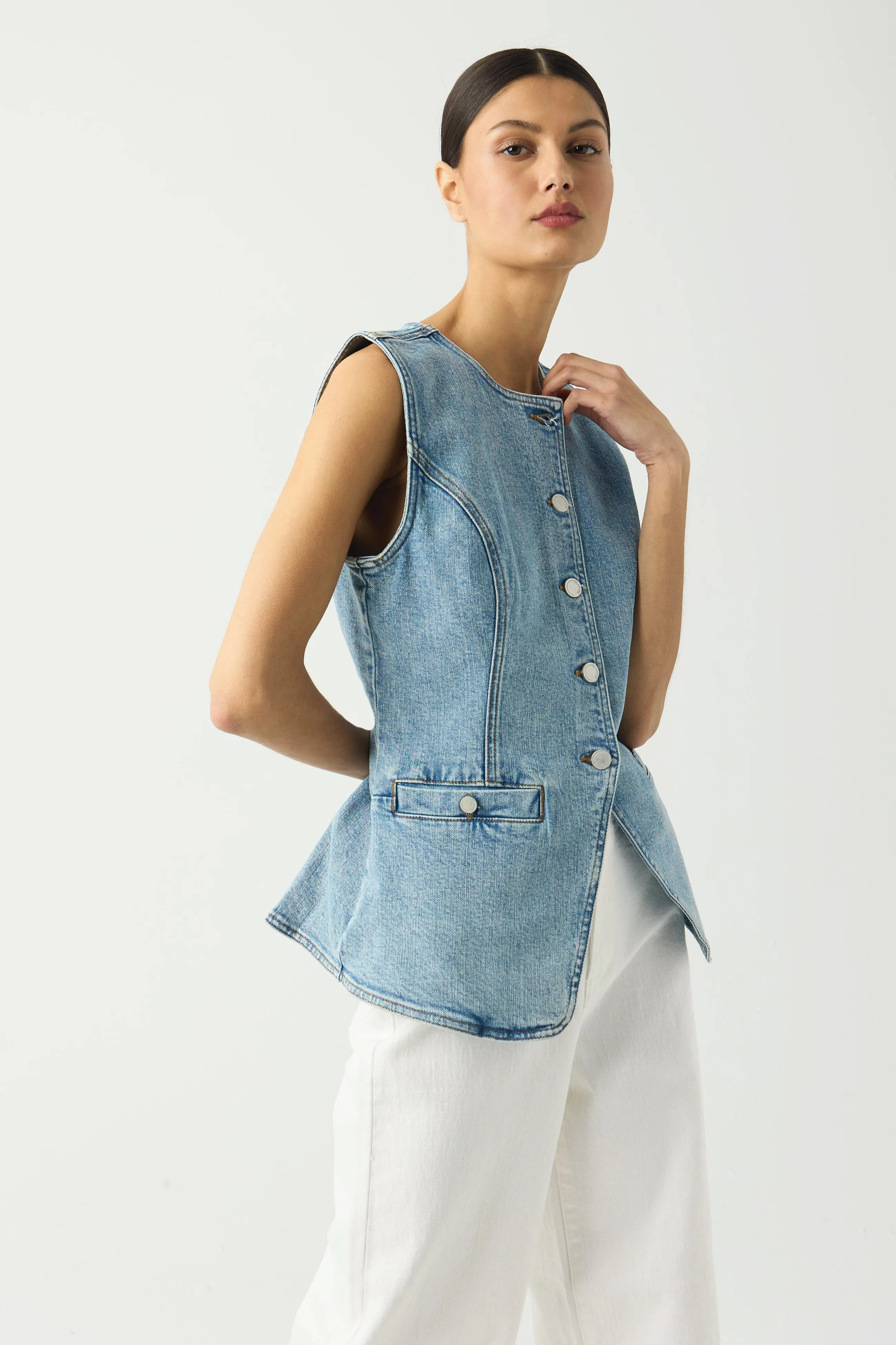 Summer Vibes Vest sold by BlankNYC