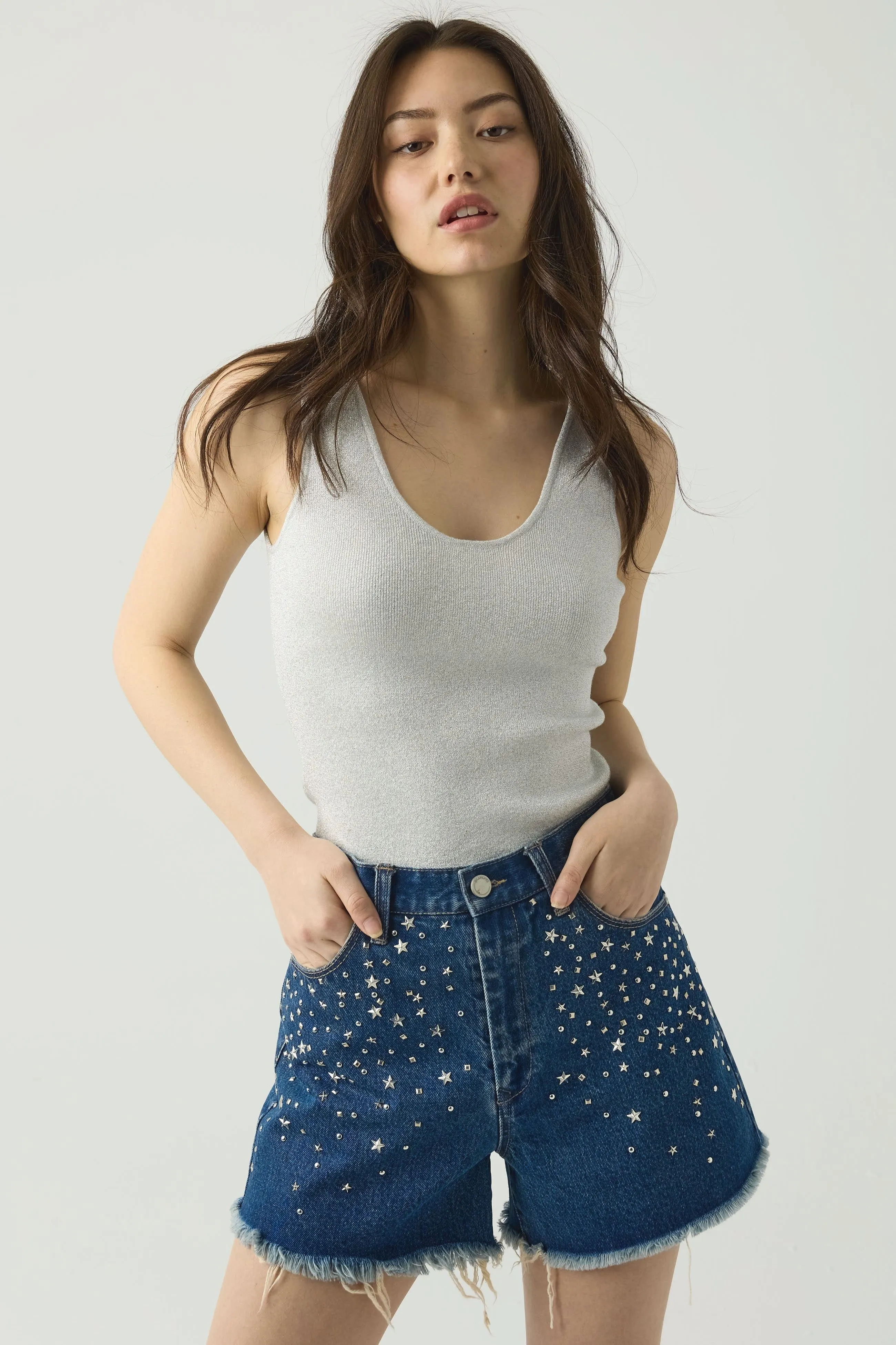 Reeve Silver Dreams Short sold by BlankNYC product image thumbnail 3