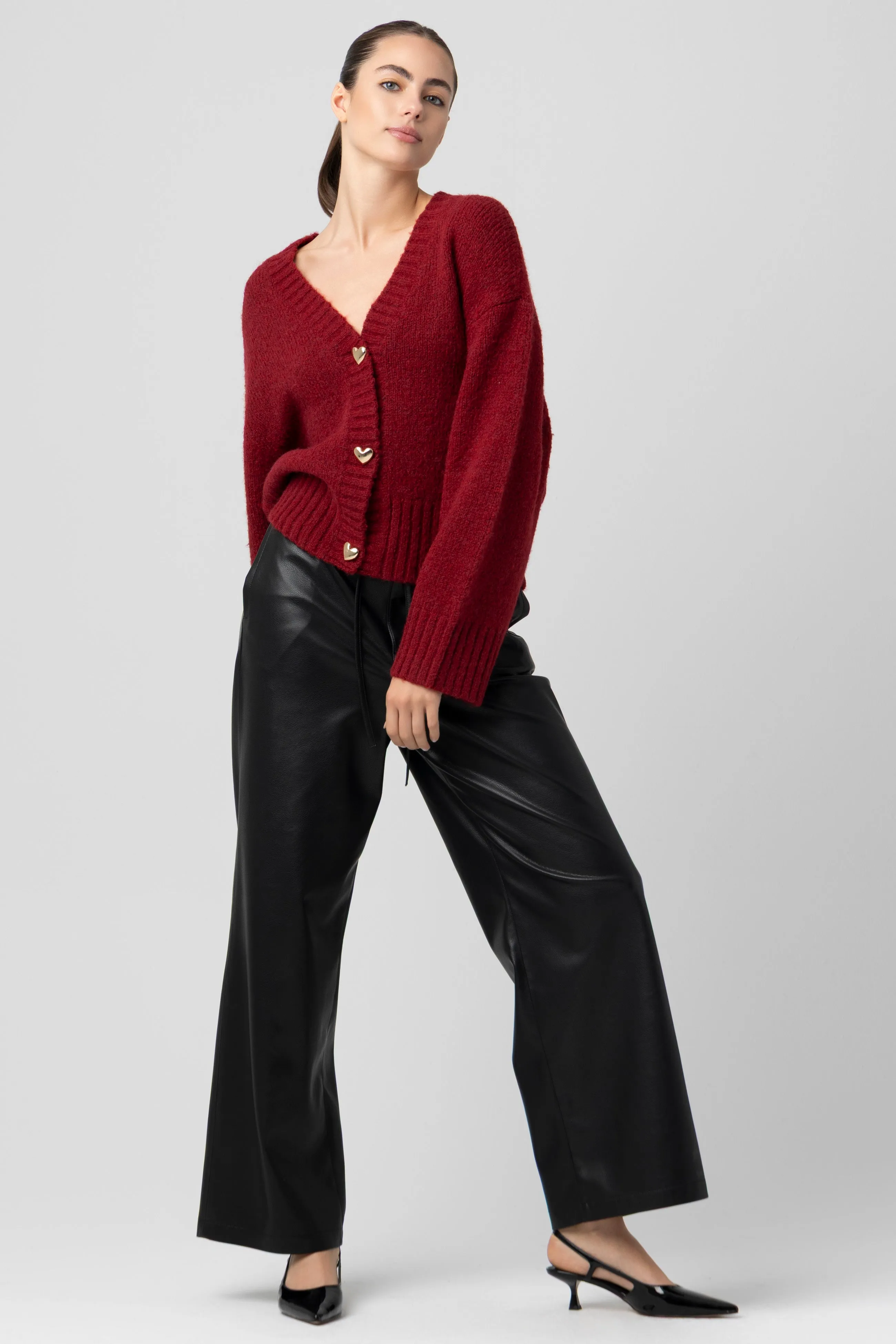 CRIMSON CREST SWEATER sold by BlankNYC product image thumbnail 5