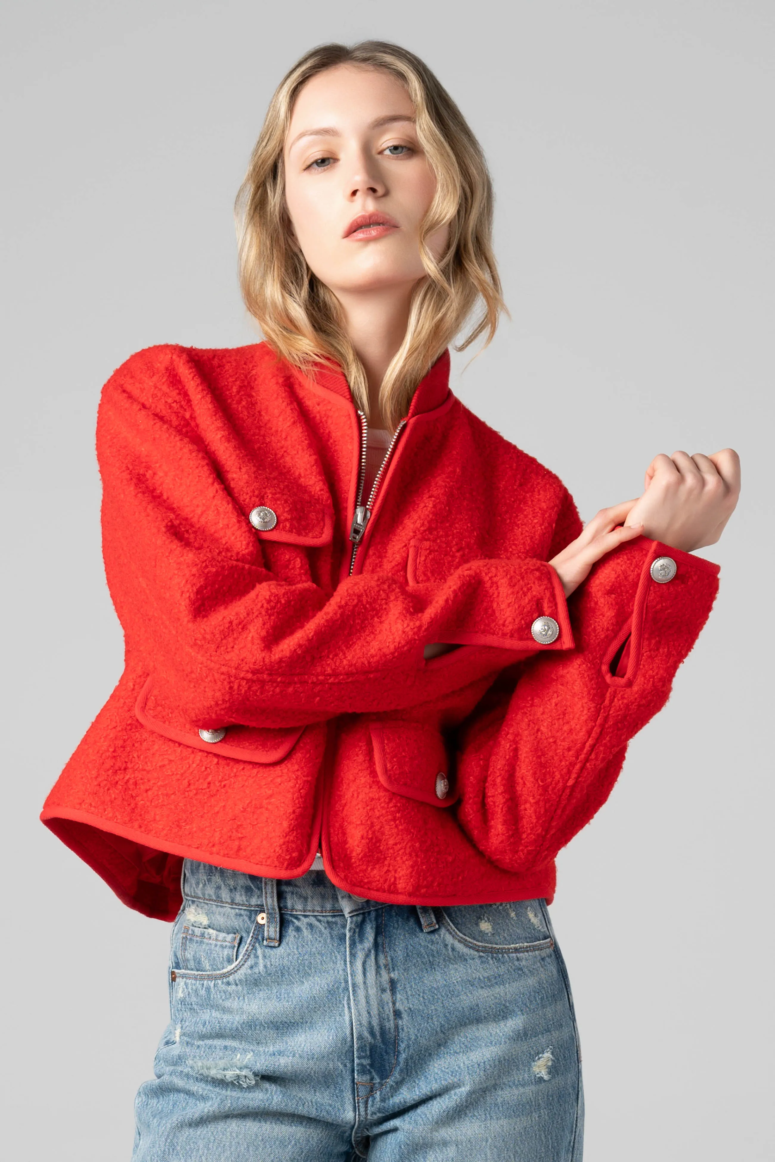 FLYING PRIVATE JACKET sold by BlankNYC product image thumbnail 3