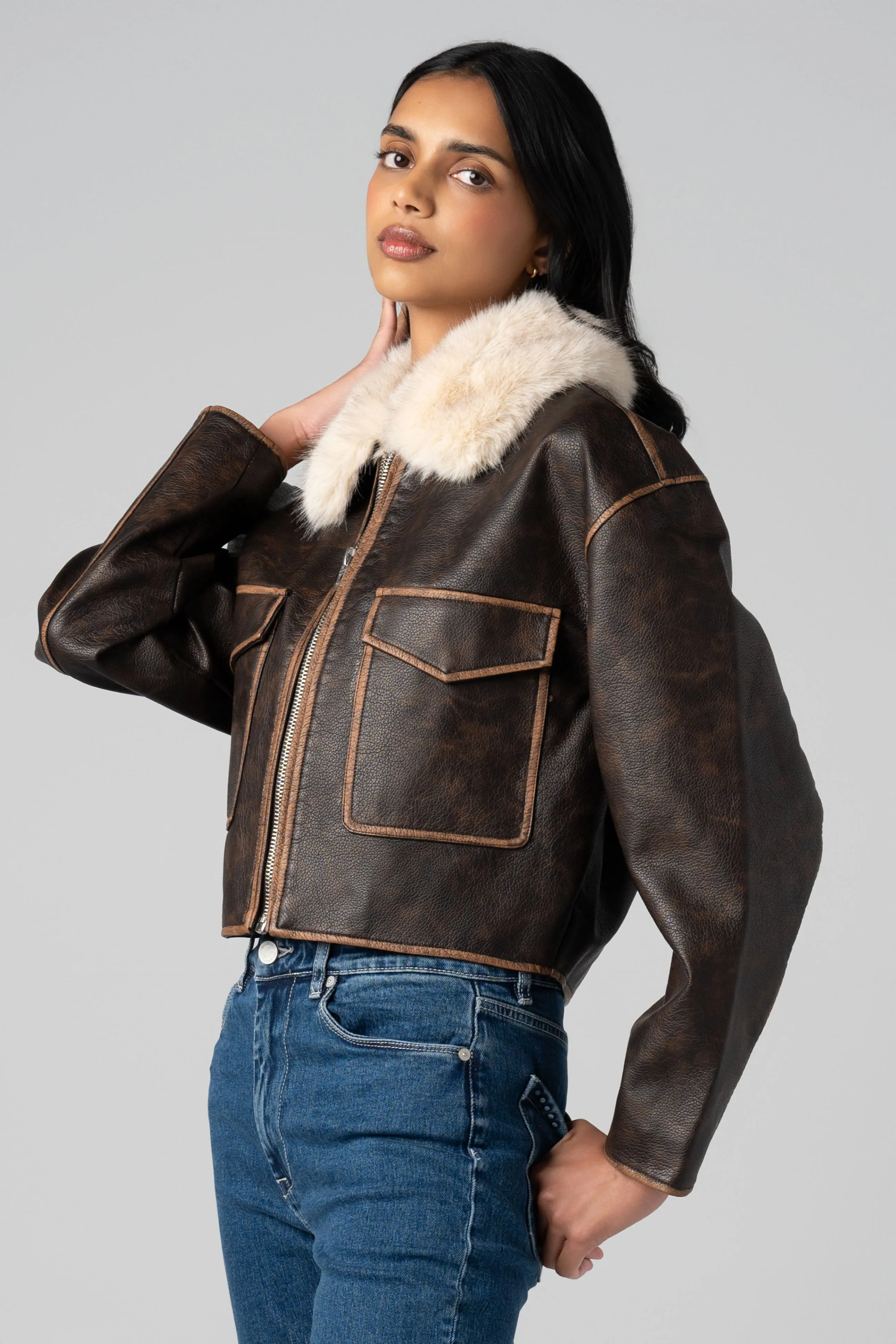 CAFFEINE RUSH JACKET sold by BlankNYC product image thumbnail 4