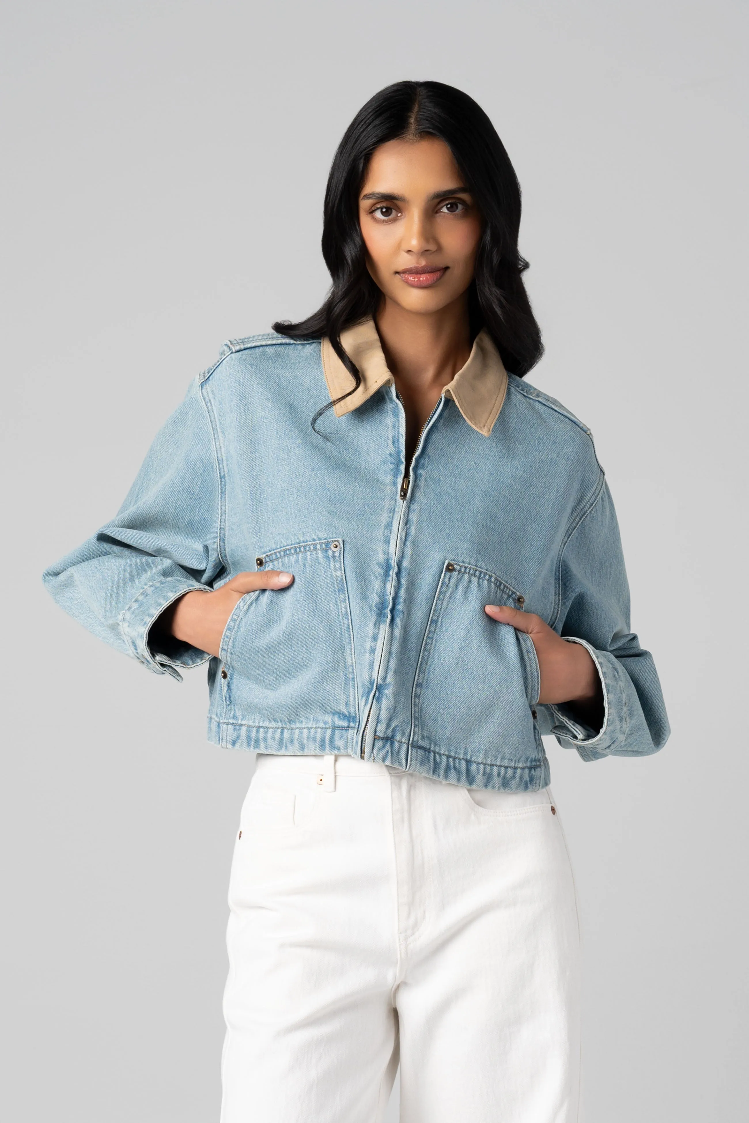 COFFEE RUN JACKET sold by BlankNYC product image thumbnail 2