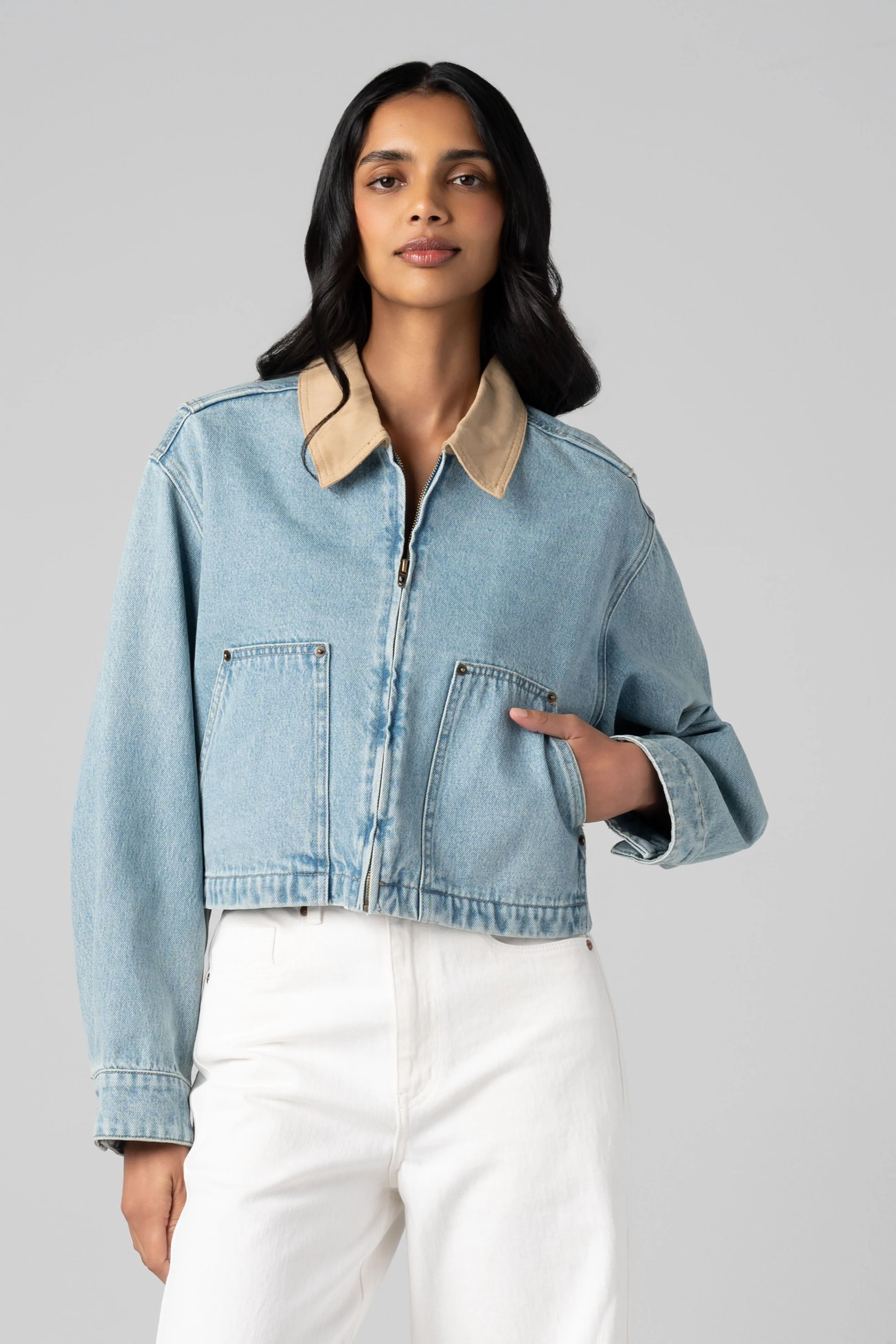 COFFEE RUN JACKET sold by BlankNYC product image thumbnail 5