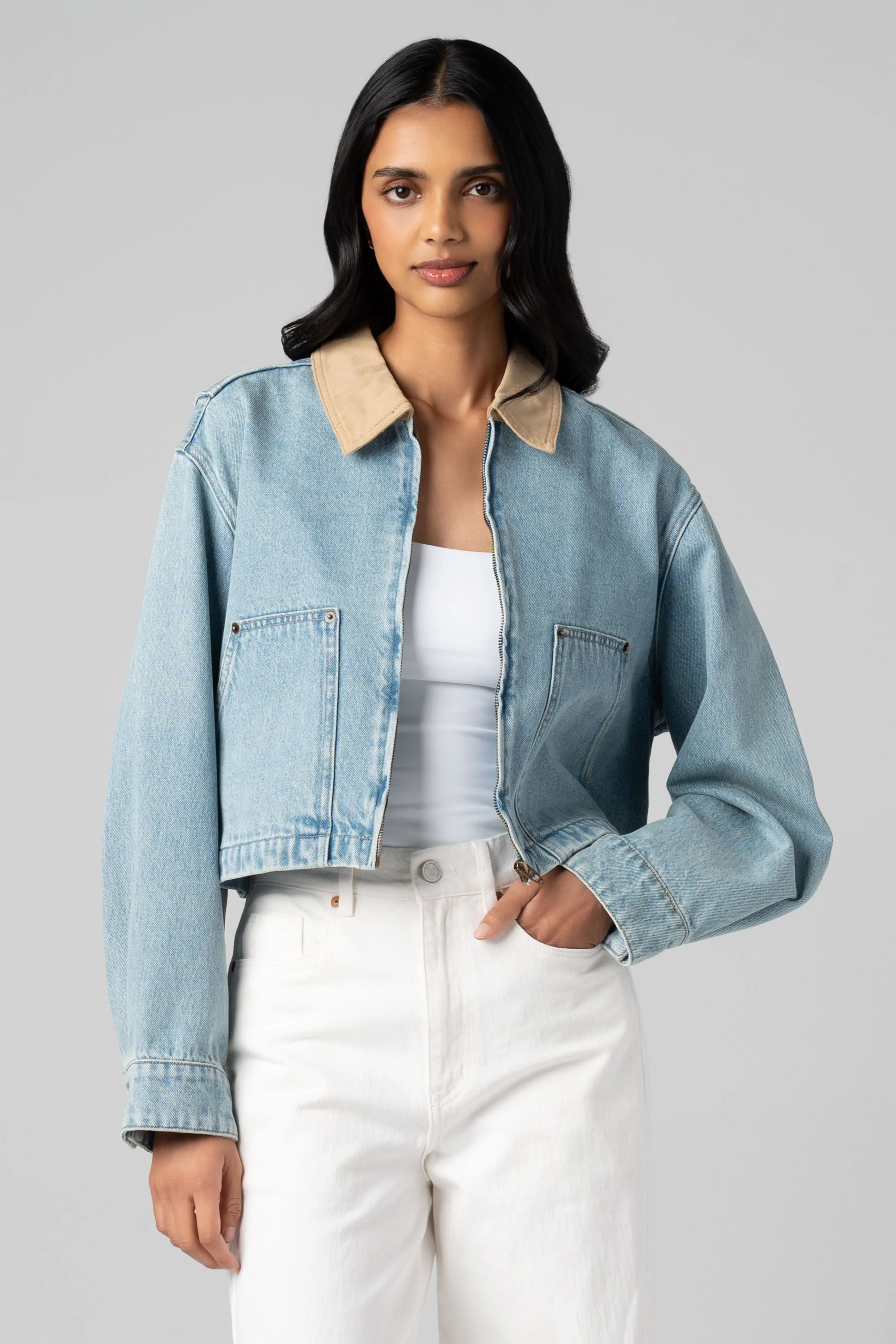 COFFEE RUN JACKET sold by BlankNYC product image thumbnail 4