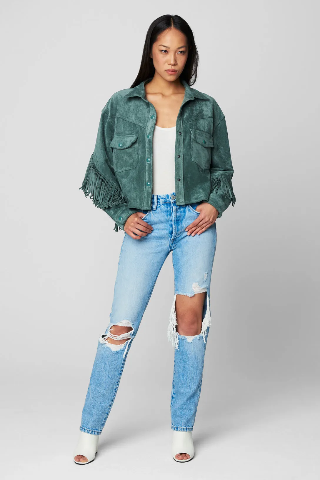 Olive Branch Shacket sold by BlankNYC