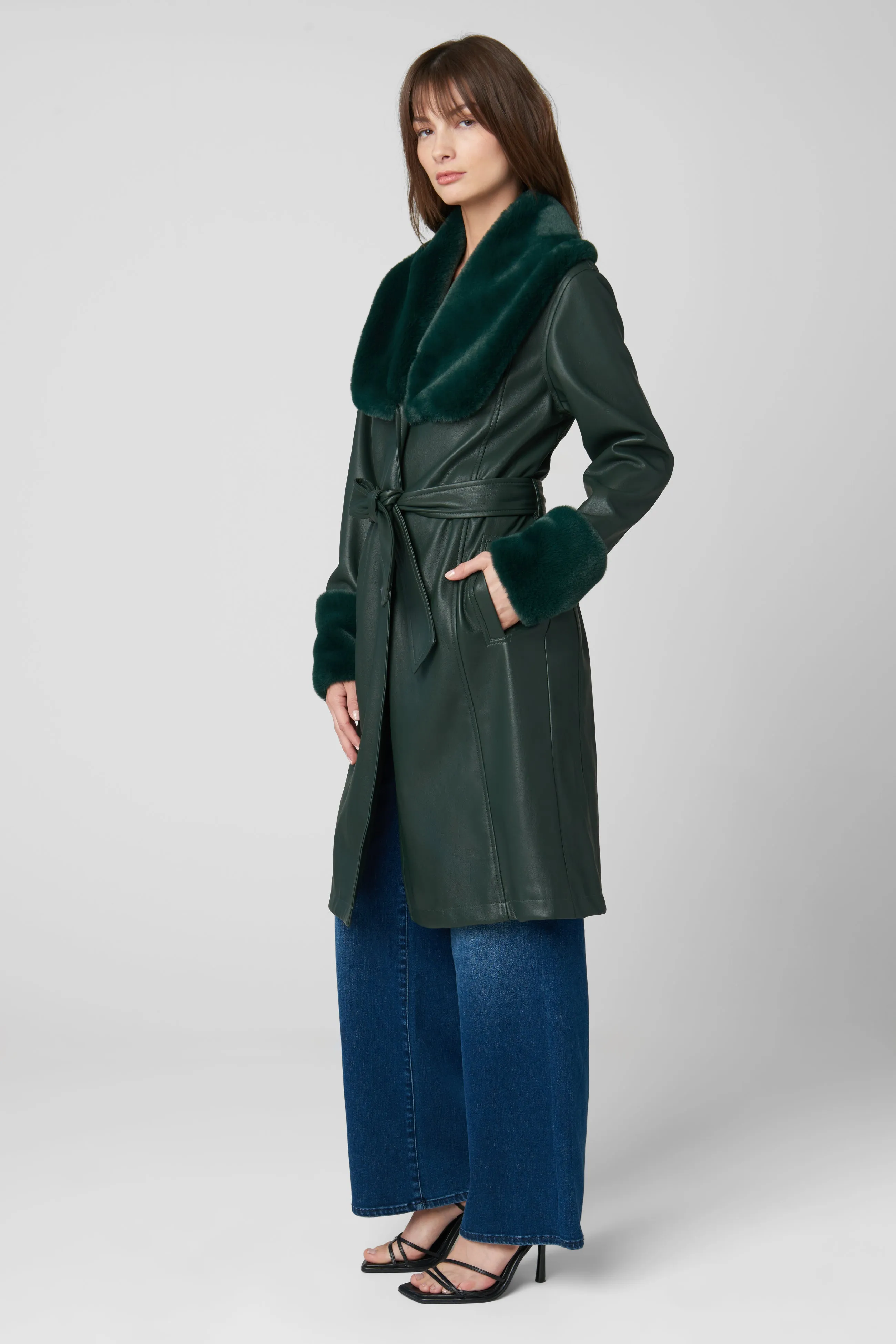Goodnight Moon Trench Coat sold by BlankNYC product image thumbnail 3