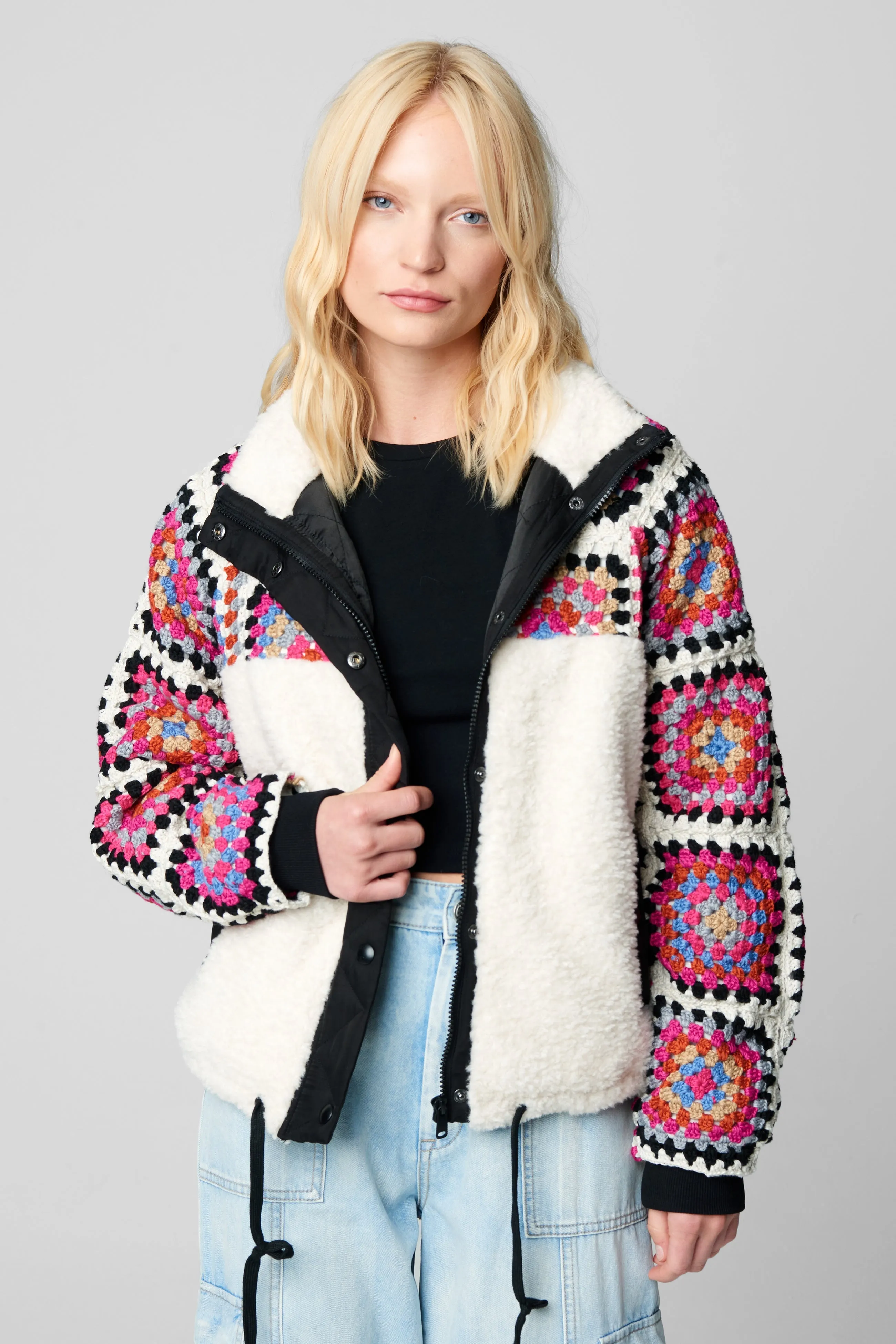 Cuddle Up Jacket sold by BlankNYC