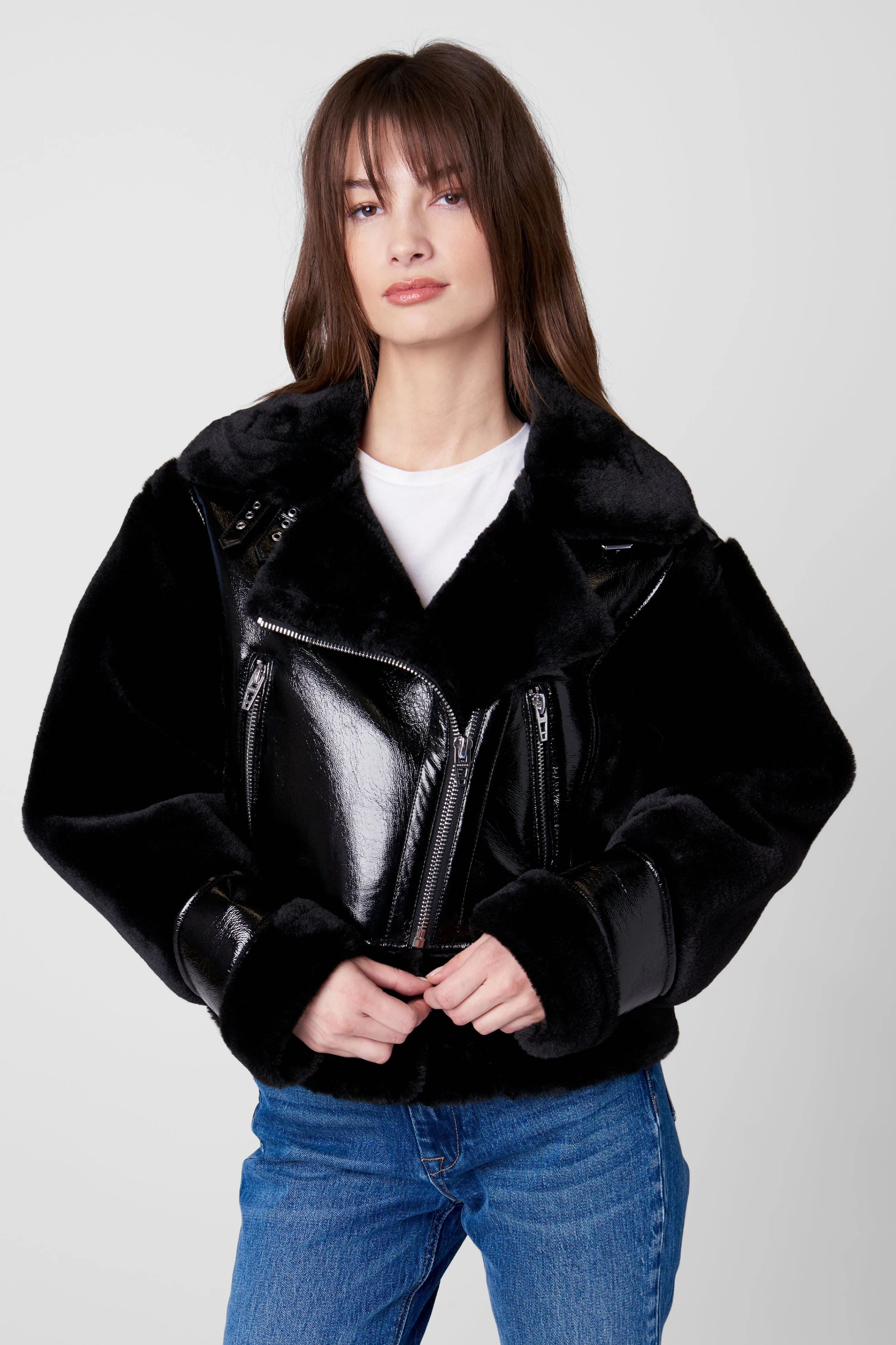 Night Owl Jacket sold by BlankNYC product image thumbnail 5