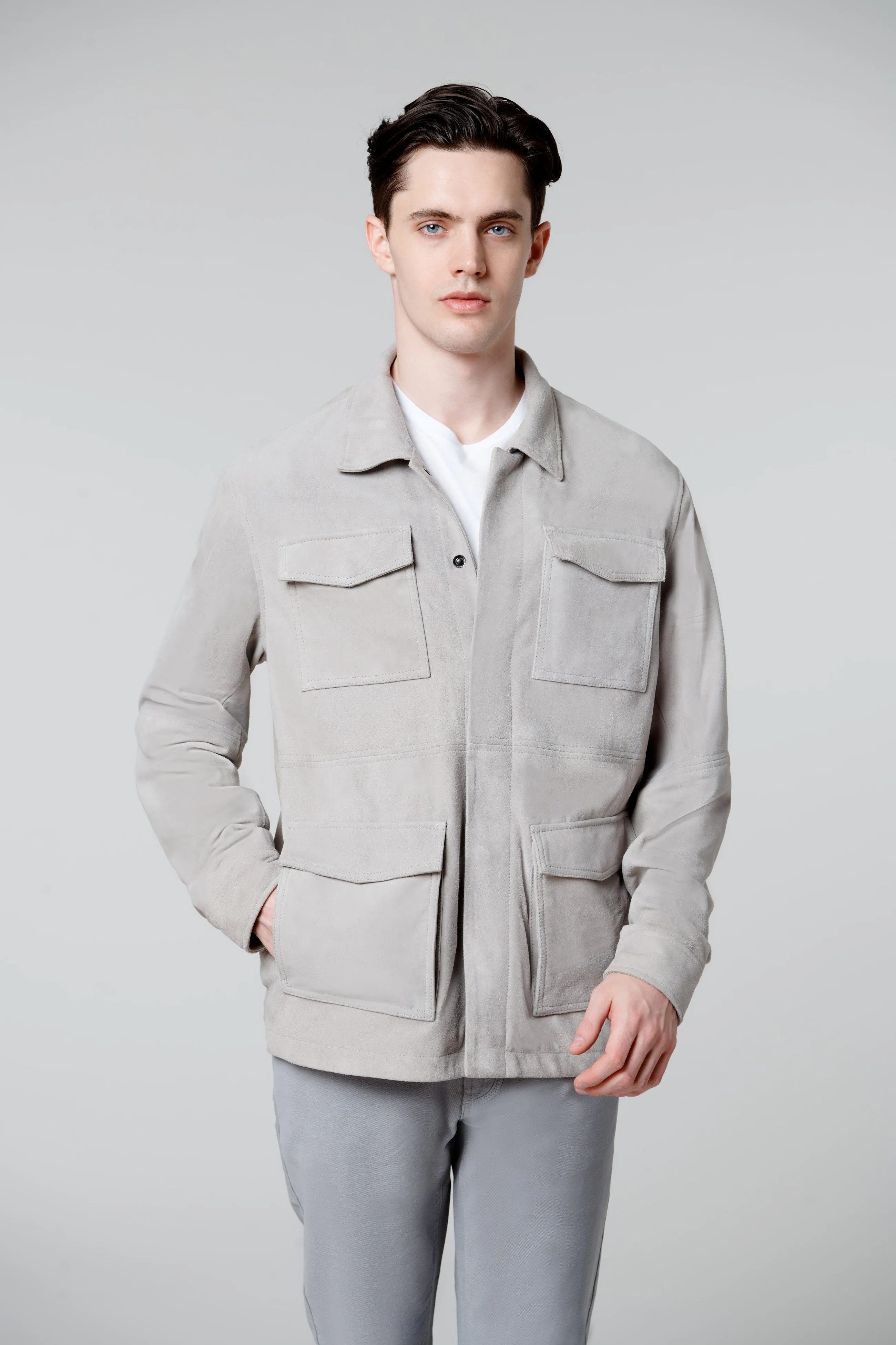 Grey Shacket sold by BlankNYC product image thumbnail 4