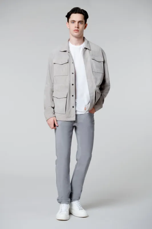 Grey Shacket sold by BlankNYC