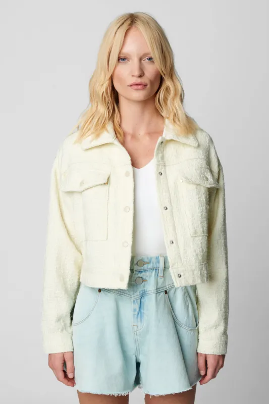 Vanilla Crème Jacket sold by BlankNYC
