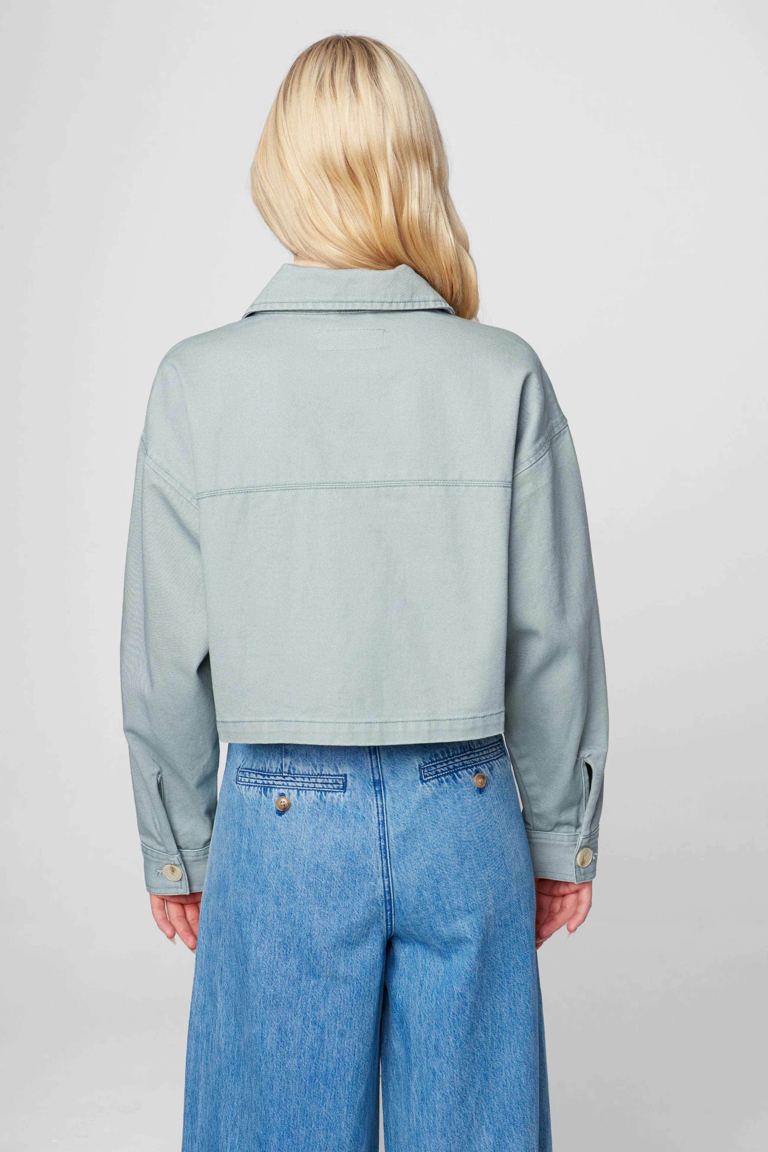 Aqua Foam Jacket sold by BlankNYC product image thumbnail 4