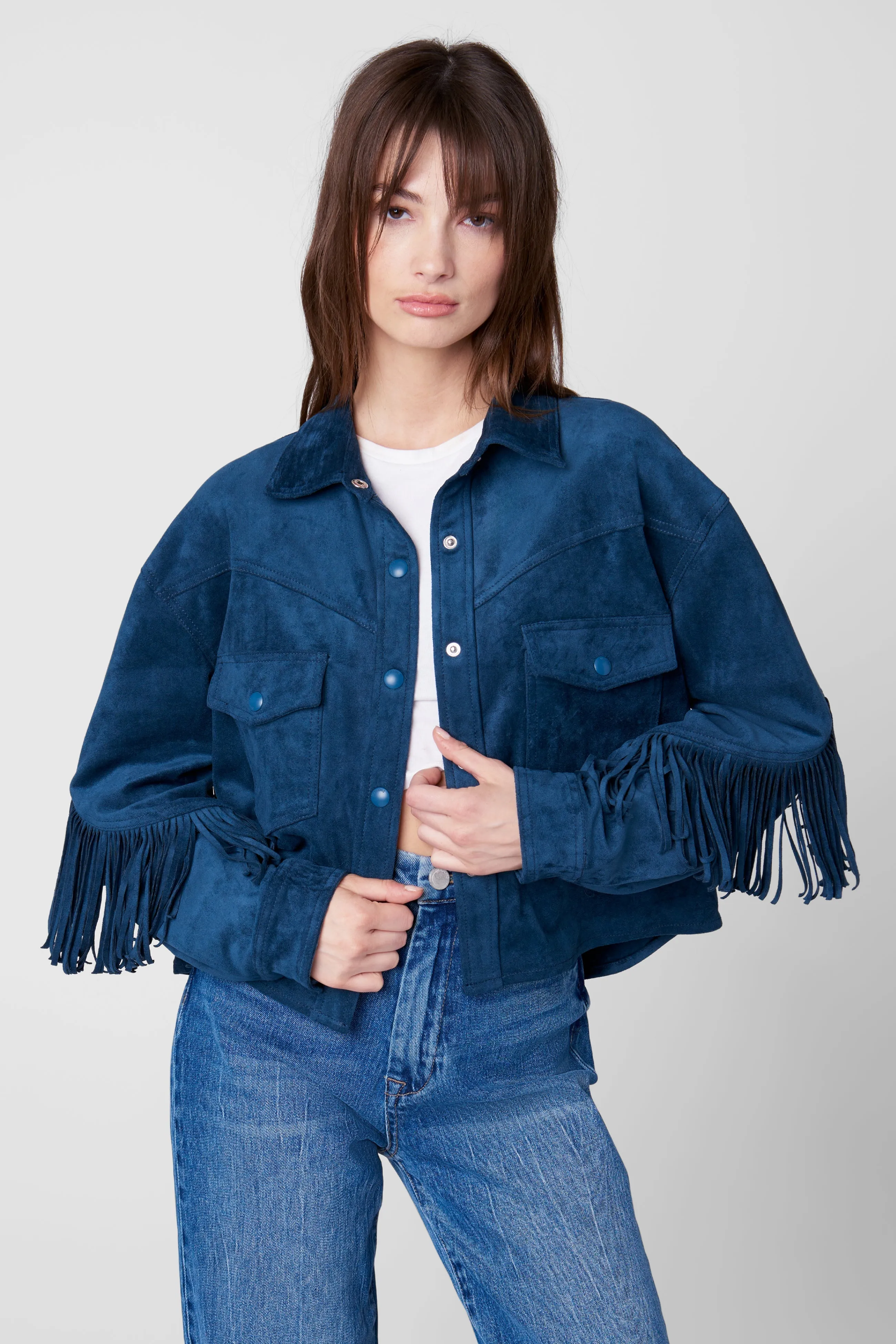 In Too Deep Jacket sold by BlankNYC product image thumbnail 2