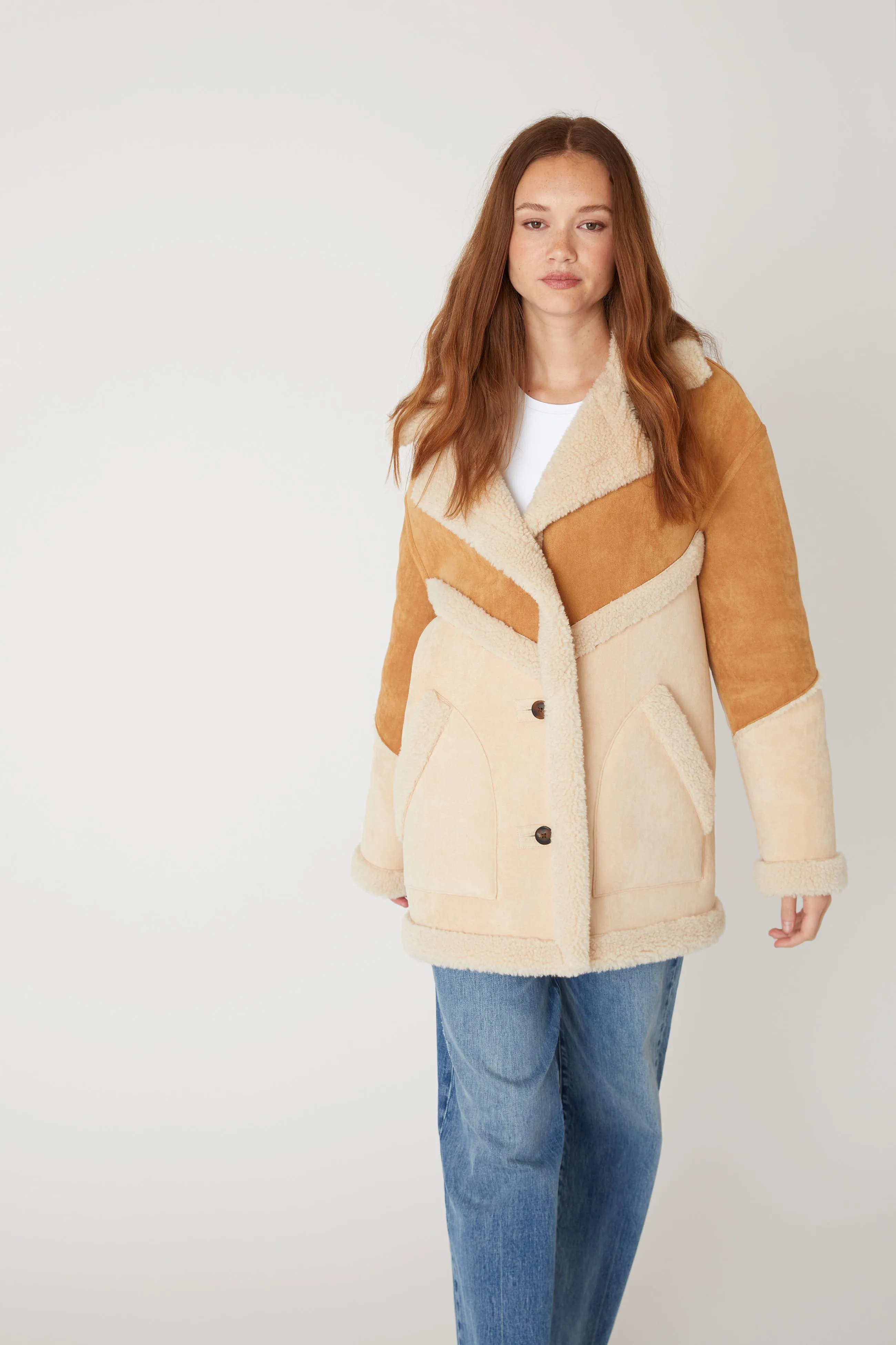 Toffee Crunch Coat sold by BlankNYC product image thumbnail 5